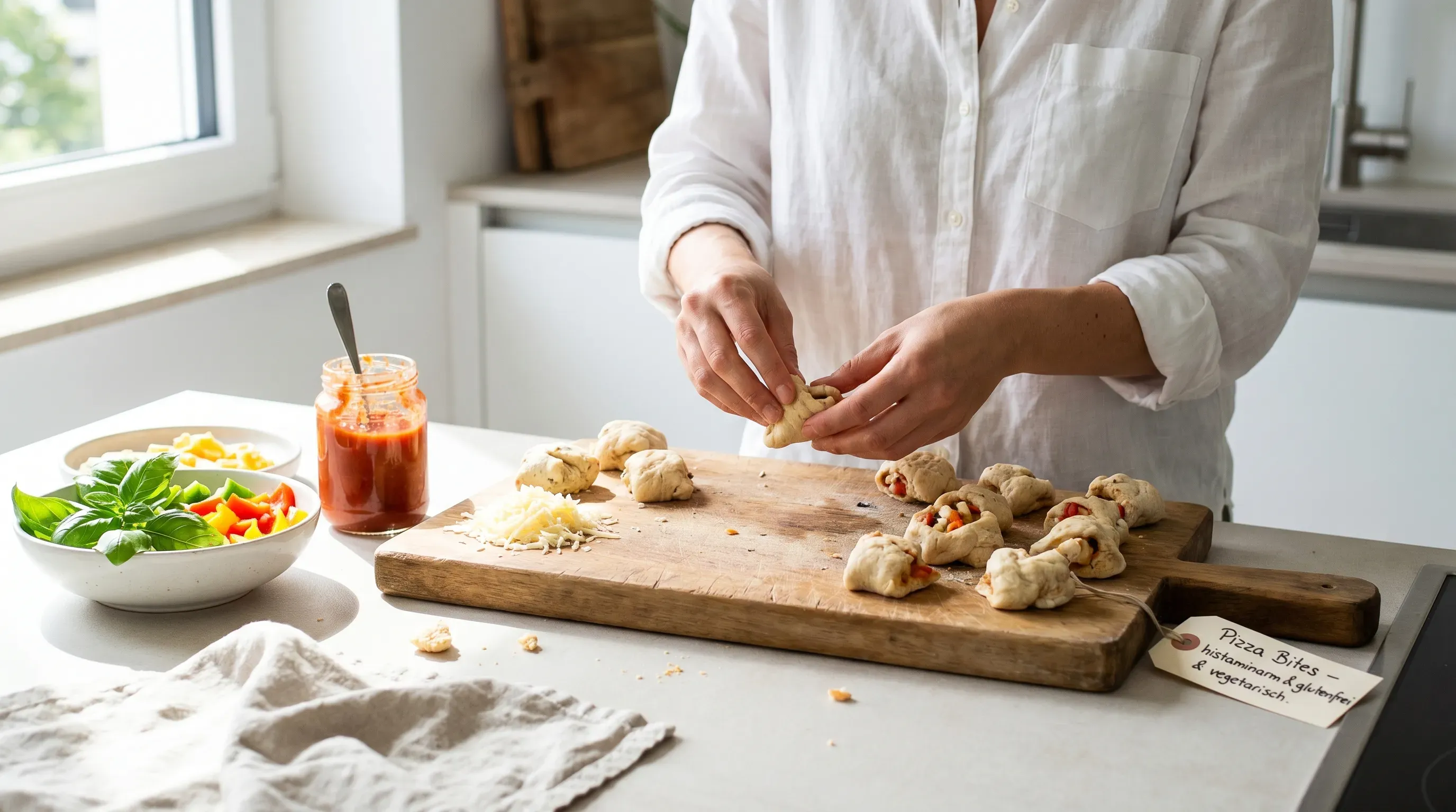 Pizza Bites – histaminarm & glutenfrei & vegetarisch