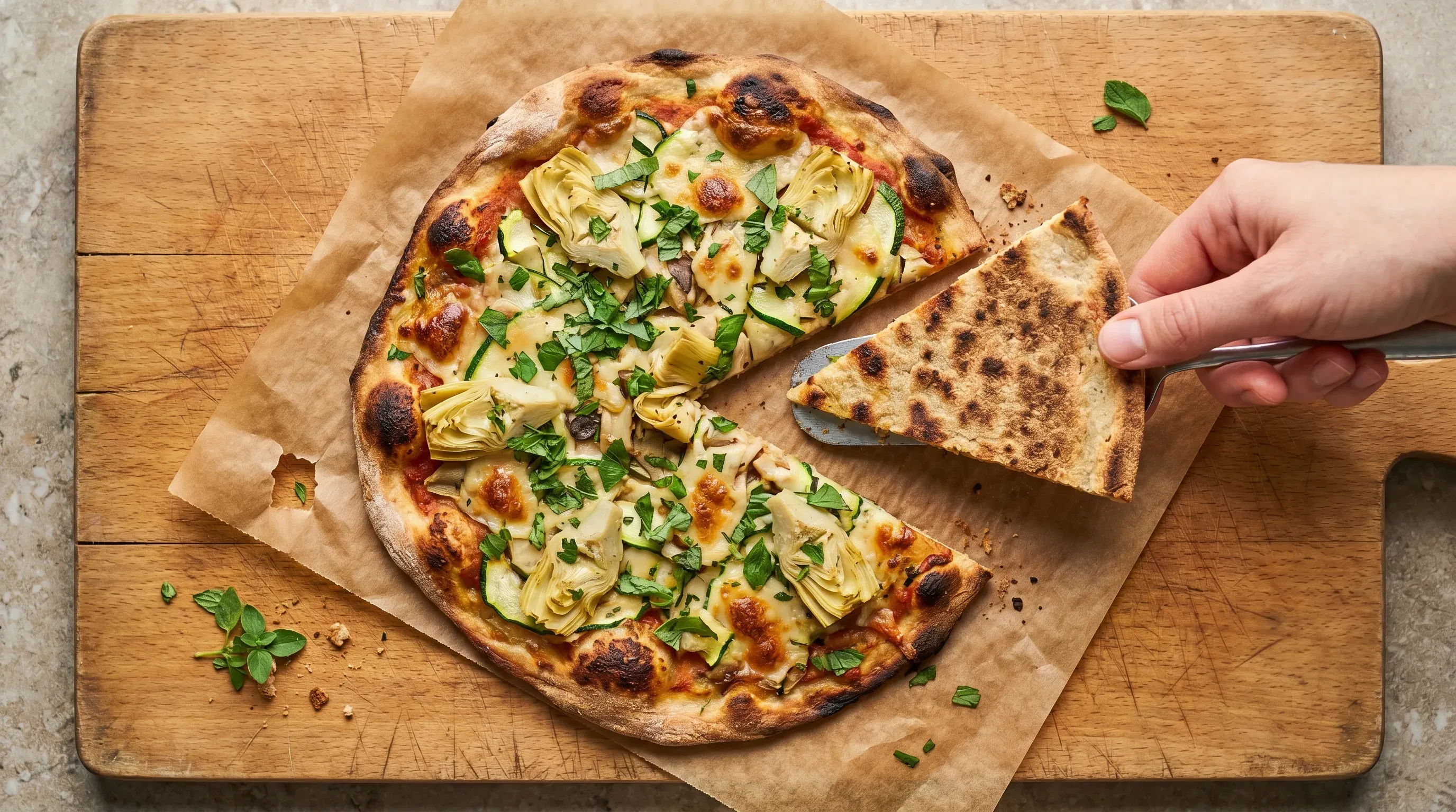 Pizzateig ohne Hefe – histaminarm & glutenfrei & vegan
