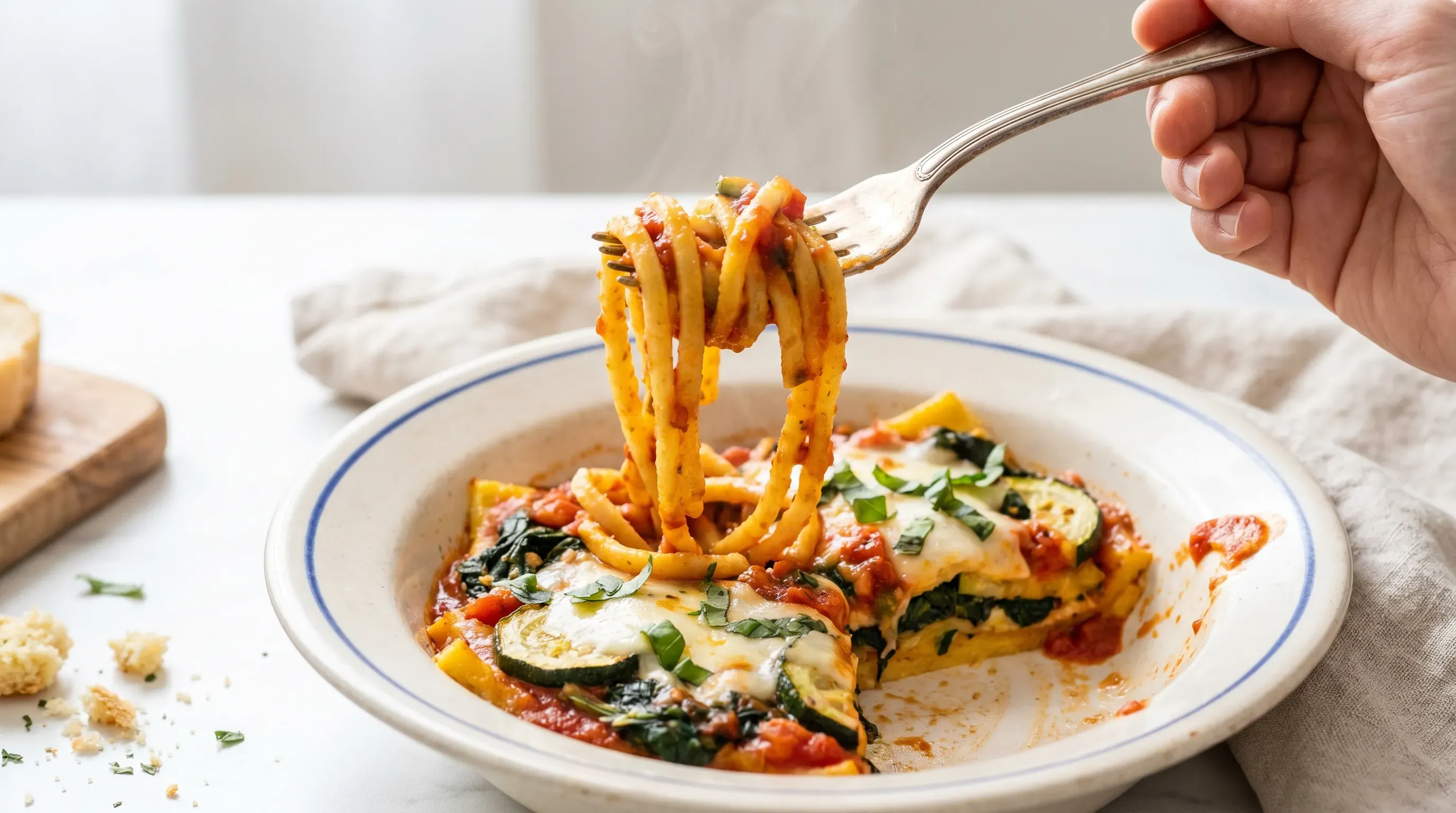 Polenta-Gemüse-Lasagne