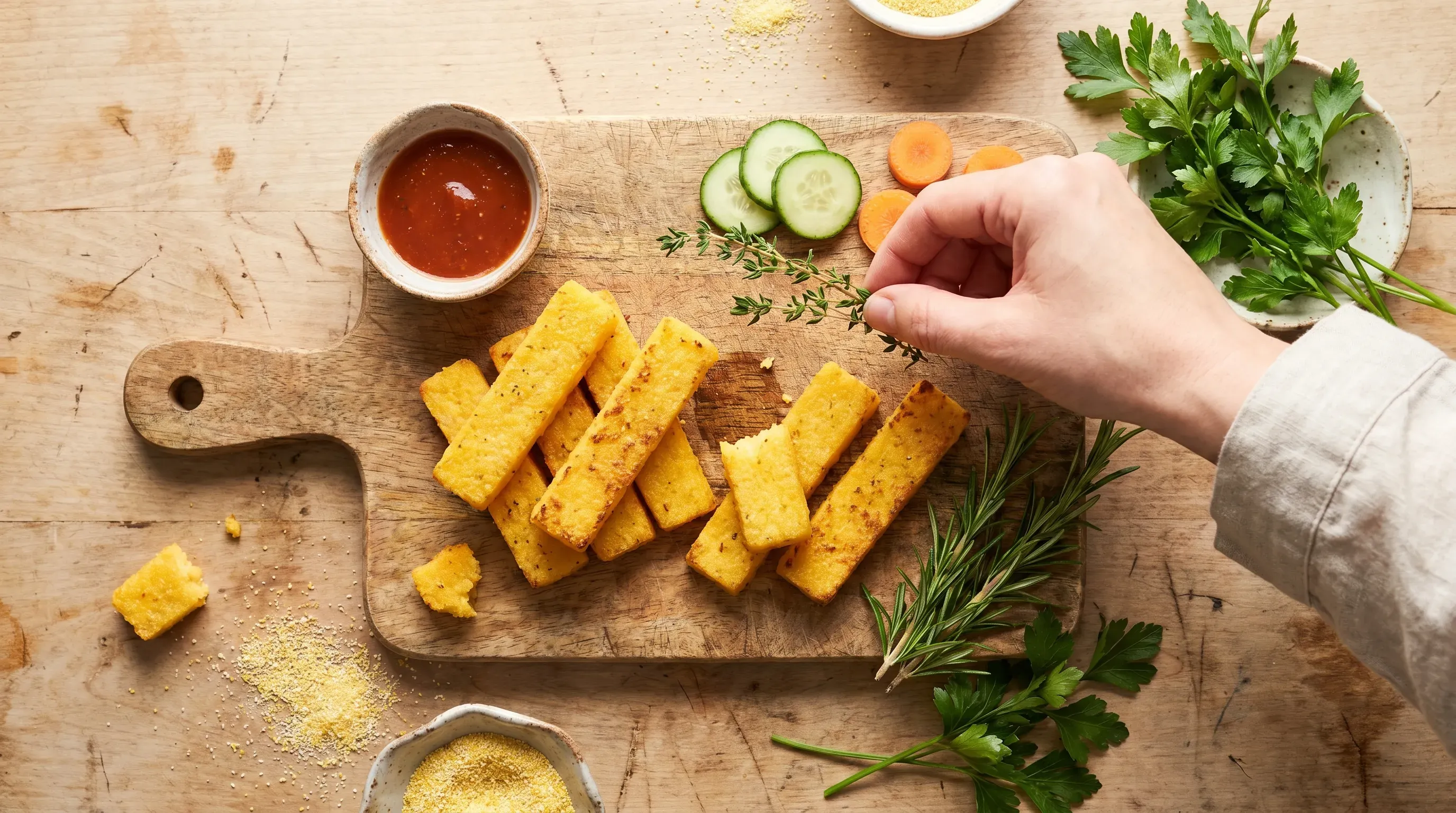 Polenta Sticks – histaminarm & glutenfrei & vegan