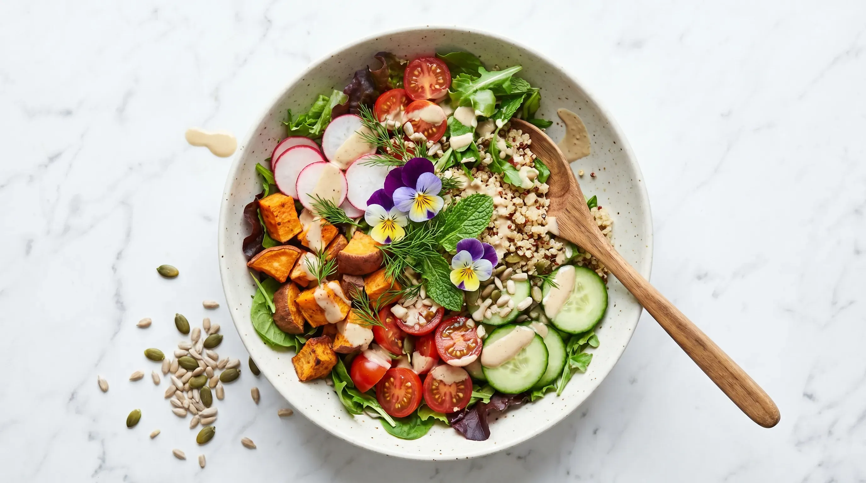 Power Salatbowl – glutenfrei & vegan & laktosefrei