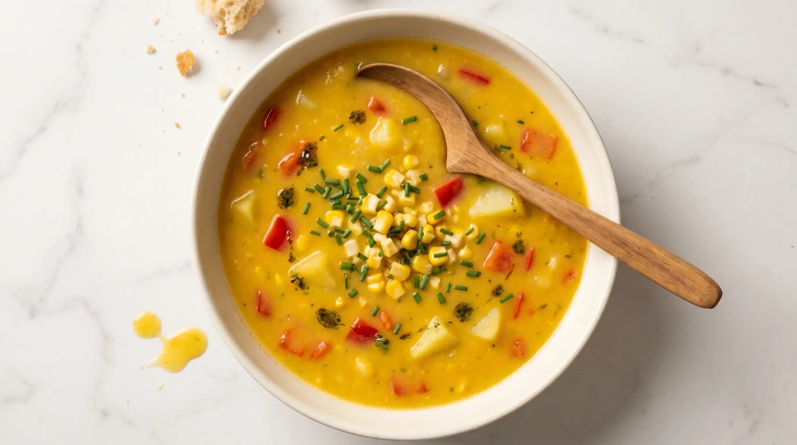 Cremige Maissuppe – histaminarm & glutenfrei & vegan