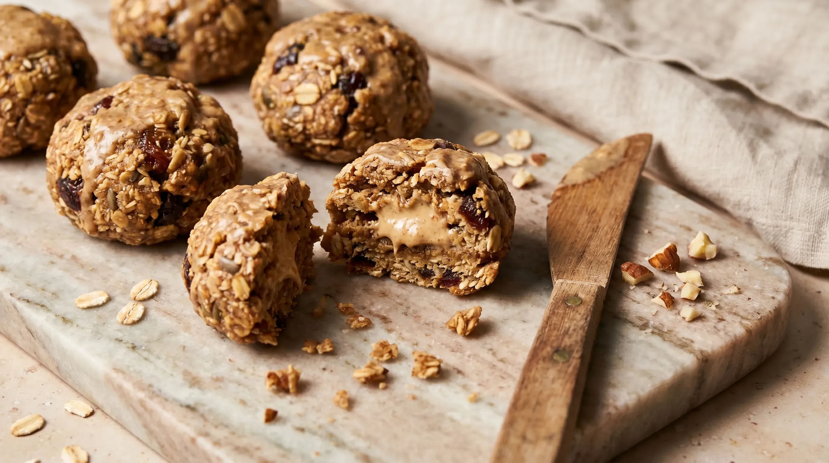 Raw Oat-Bites – glutenfrei & vegan & laktosefrei