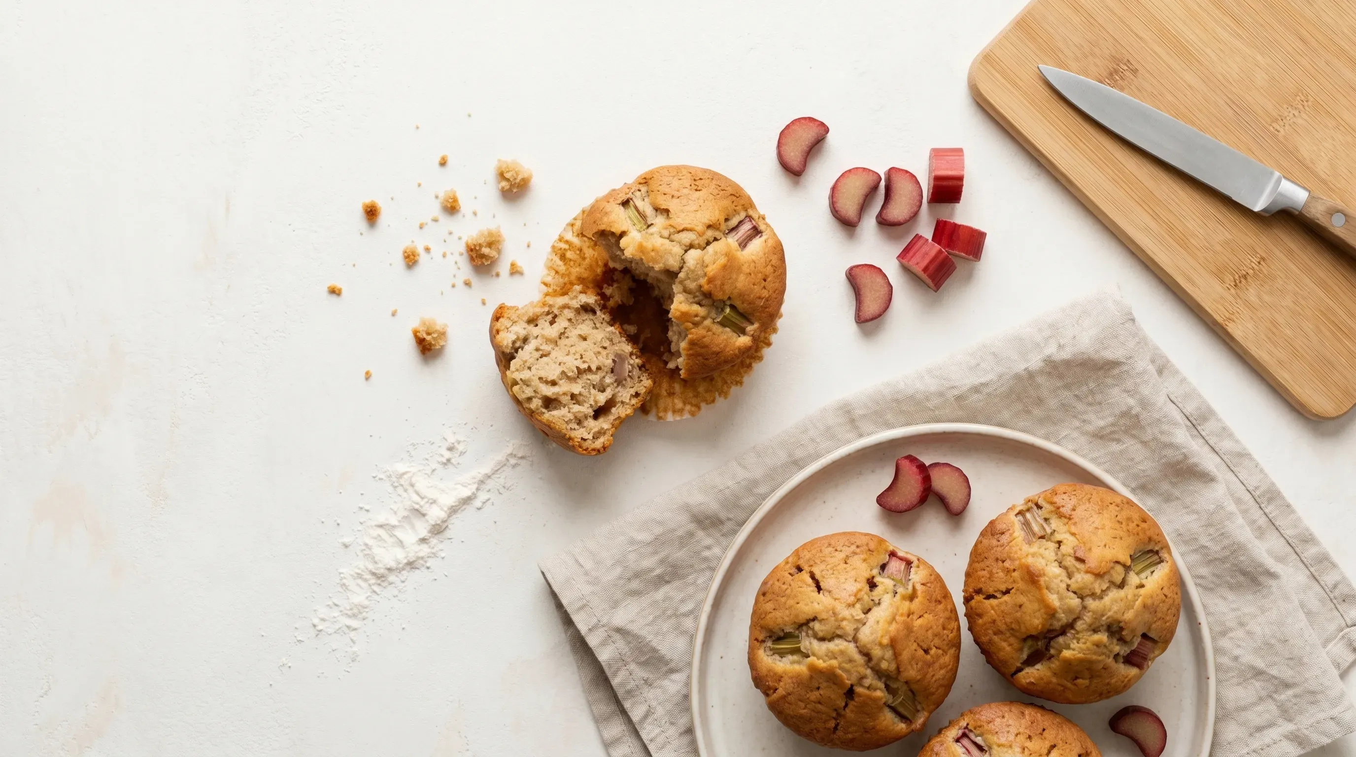 Rhabarber-Muffins – histaminarm
