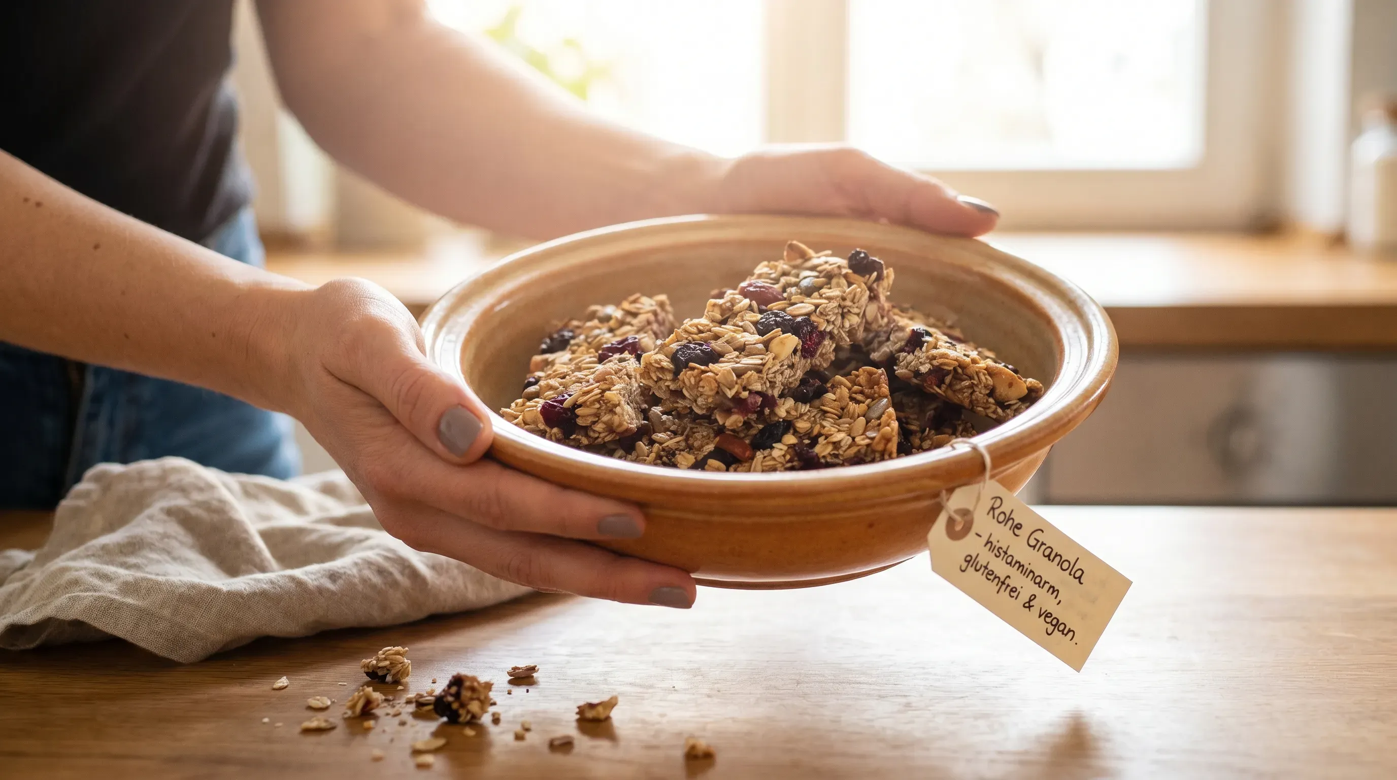 Rohe Granola Bars – histaminarm & glutenfrei & vegan