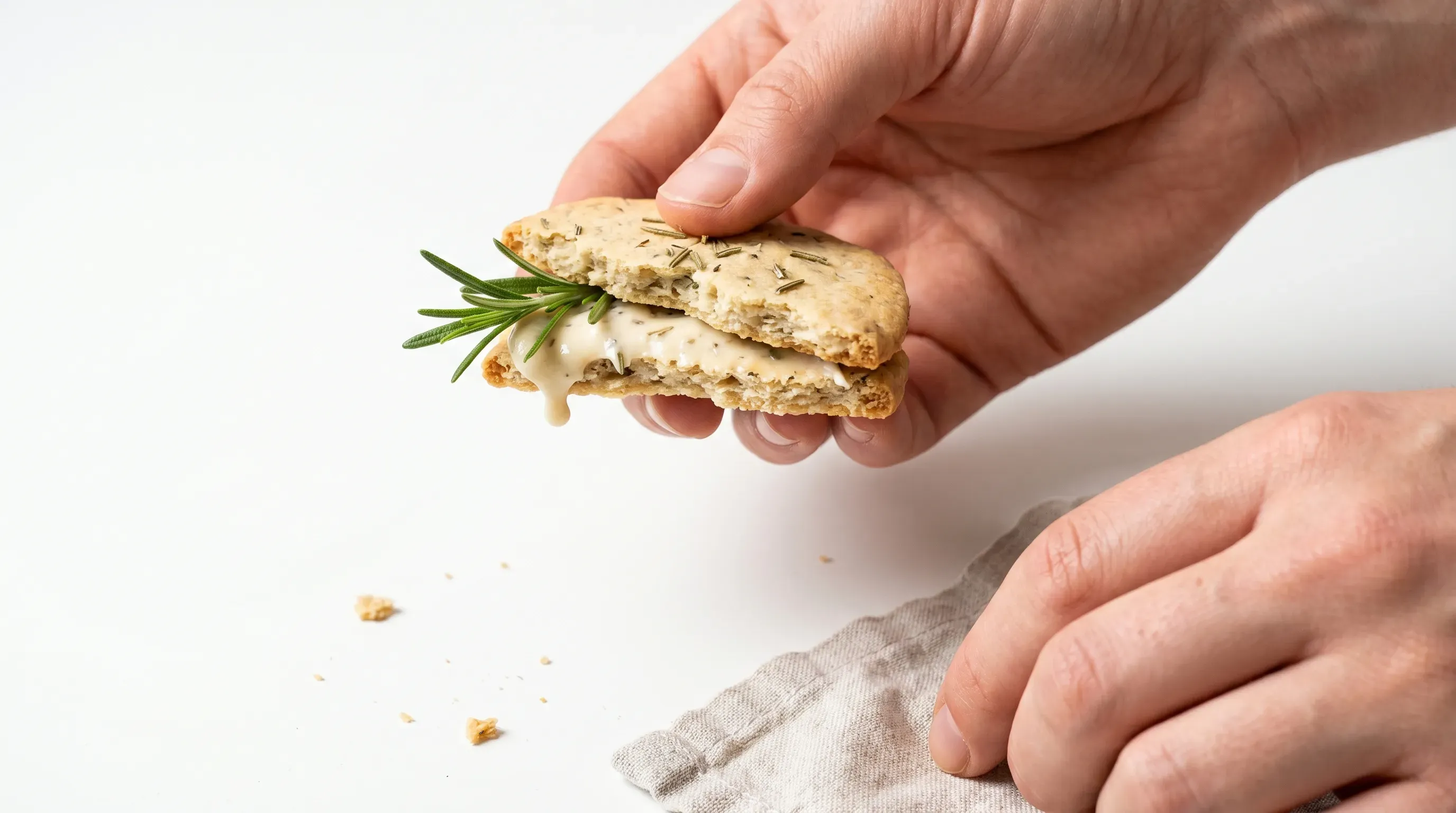Rosmarin-Cracker – vegetarisch & histaminarm