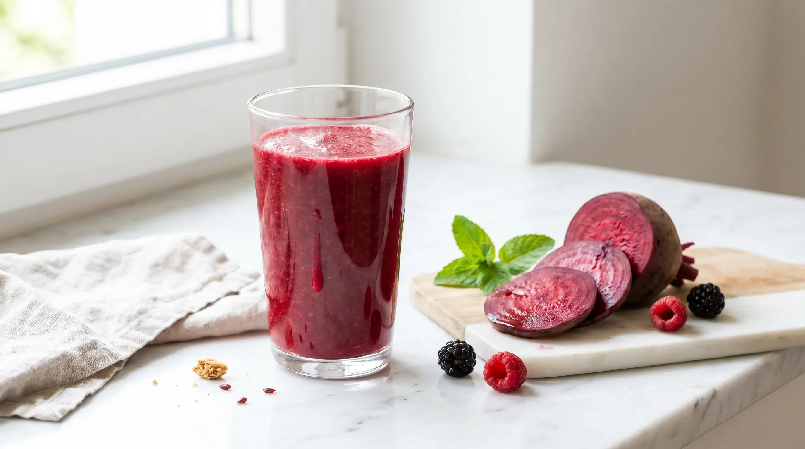 Rote-Bete-Beeren-Smoothie