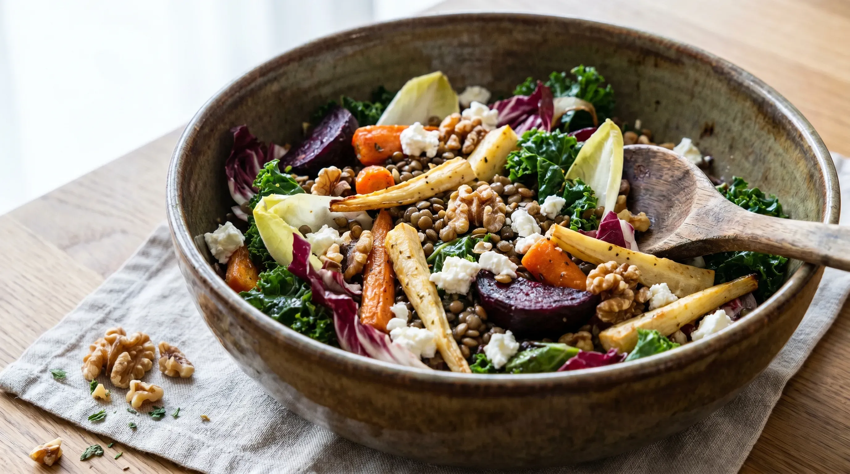 Sättigender Wintersalat