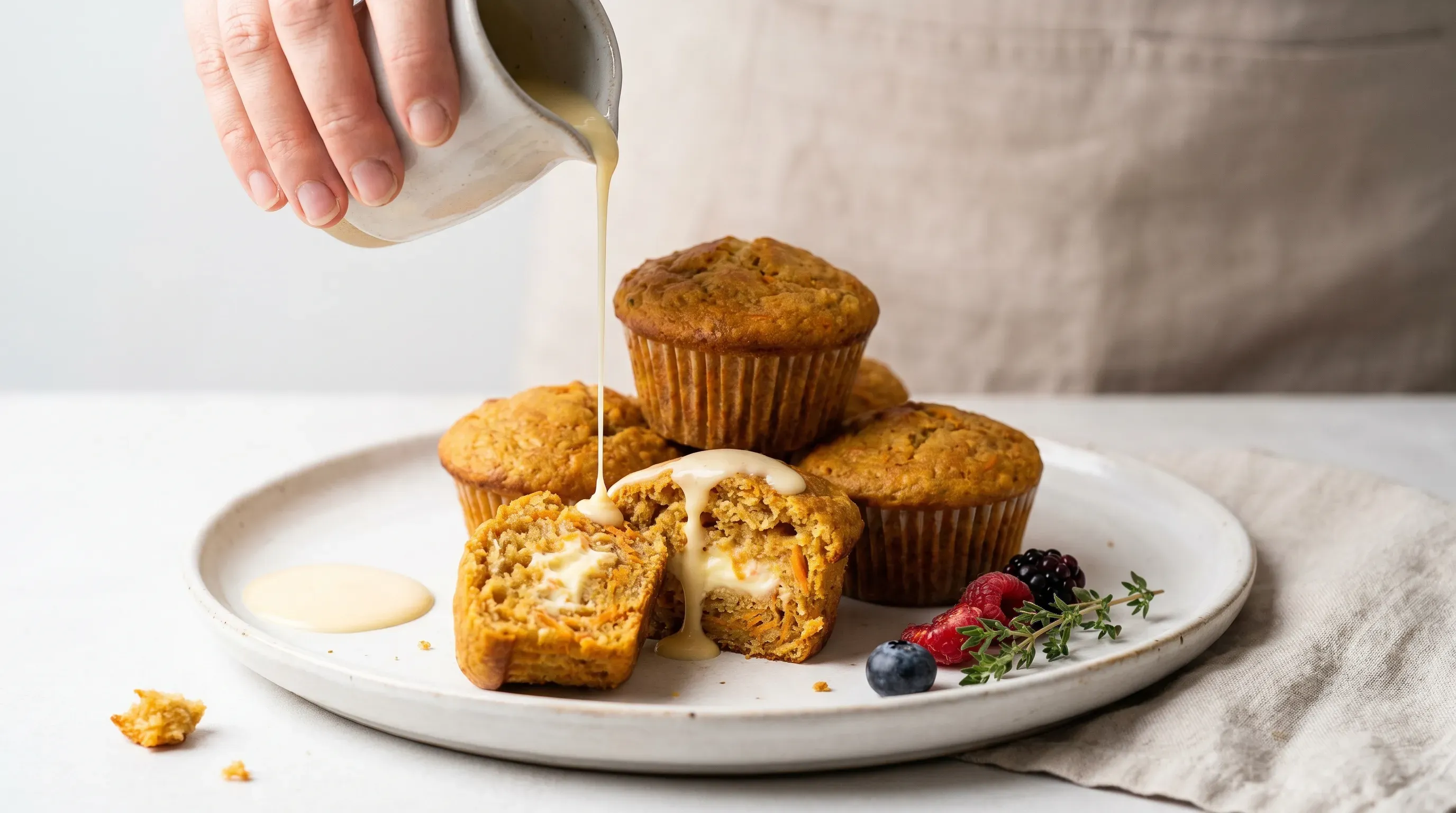 Saftige Karotten-Muffins