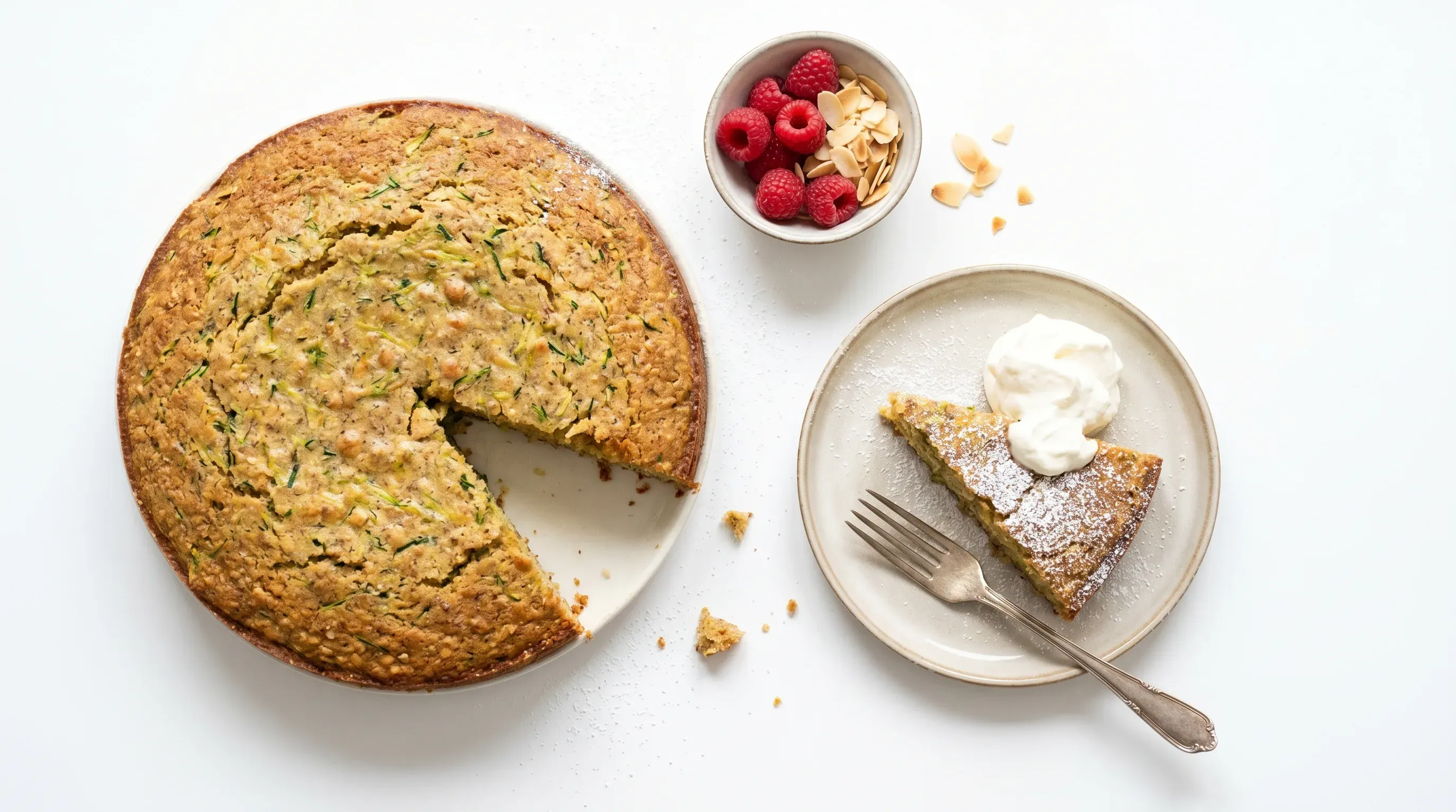 Saftiger Mandel-Zucchini-Kuchen