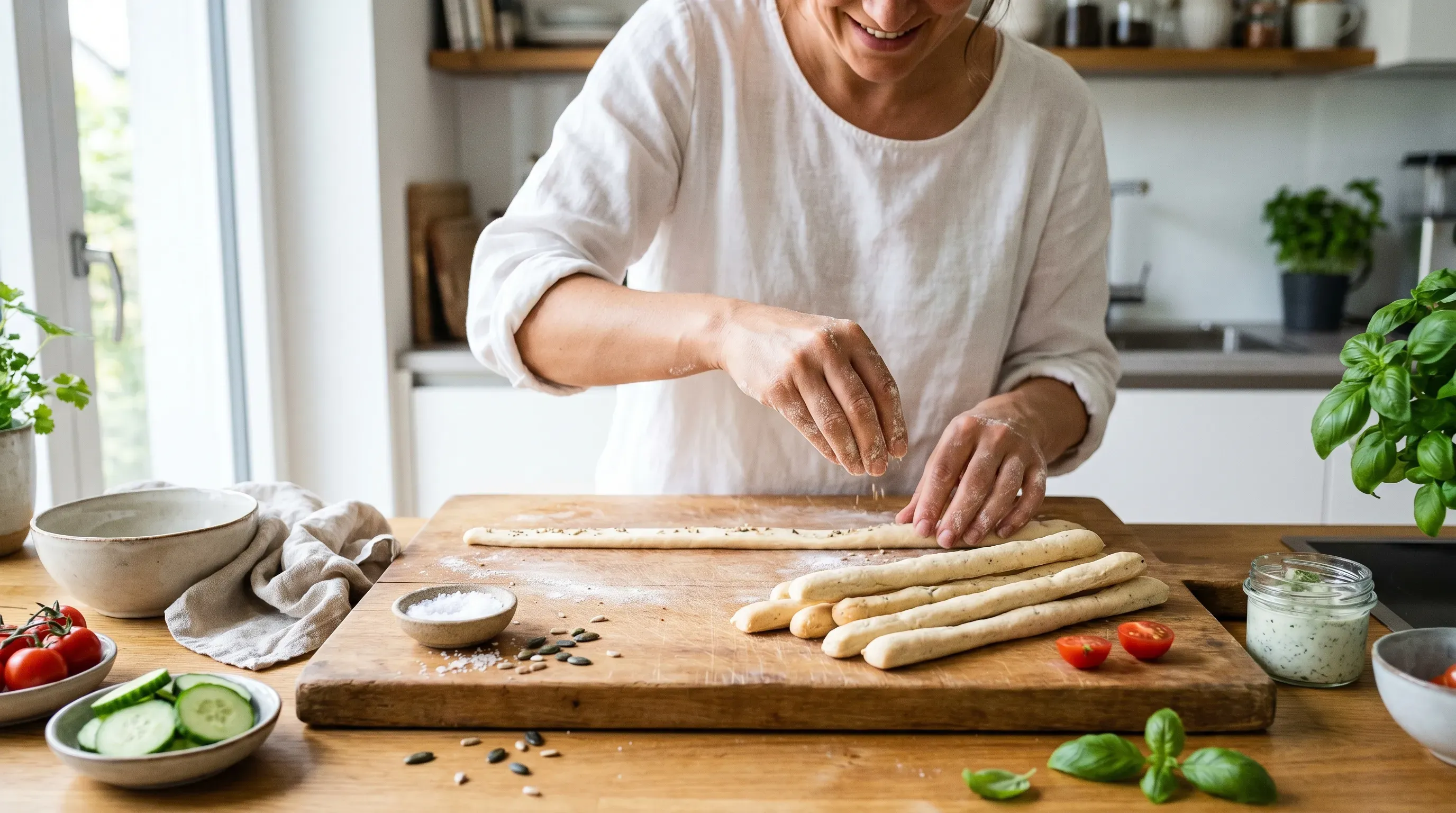 Salzstangen – histaminarm & glutenfrei & vegan