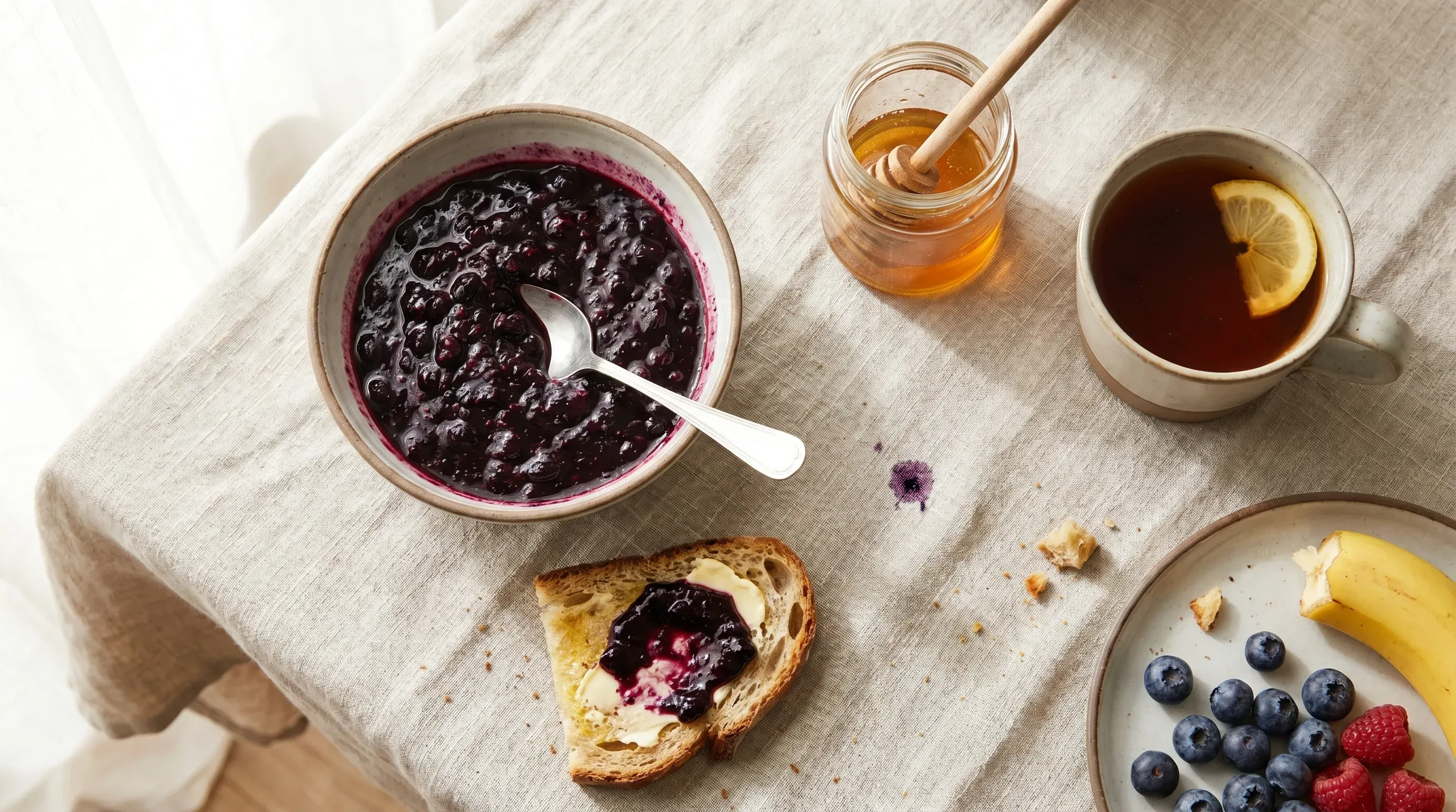 Schnelle Blaubeer-Marmelade