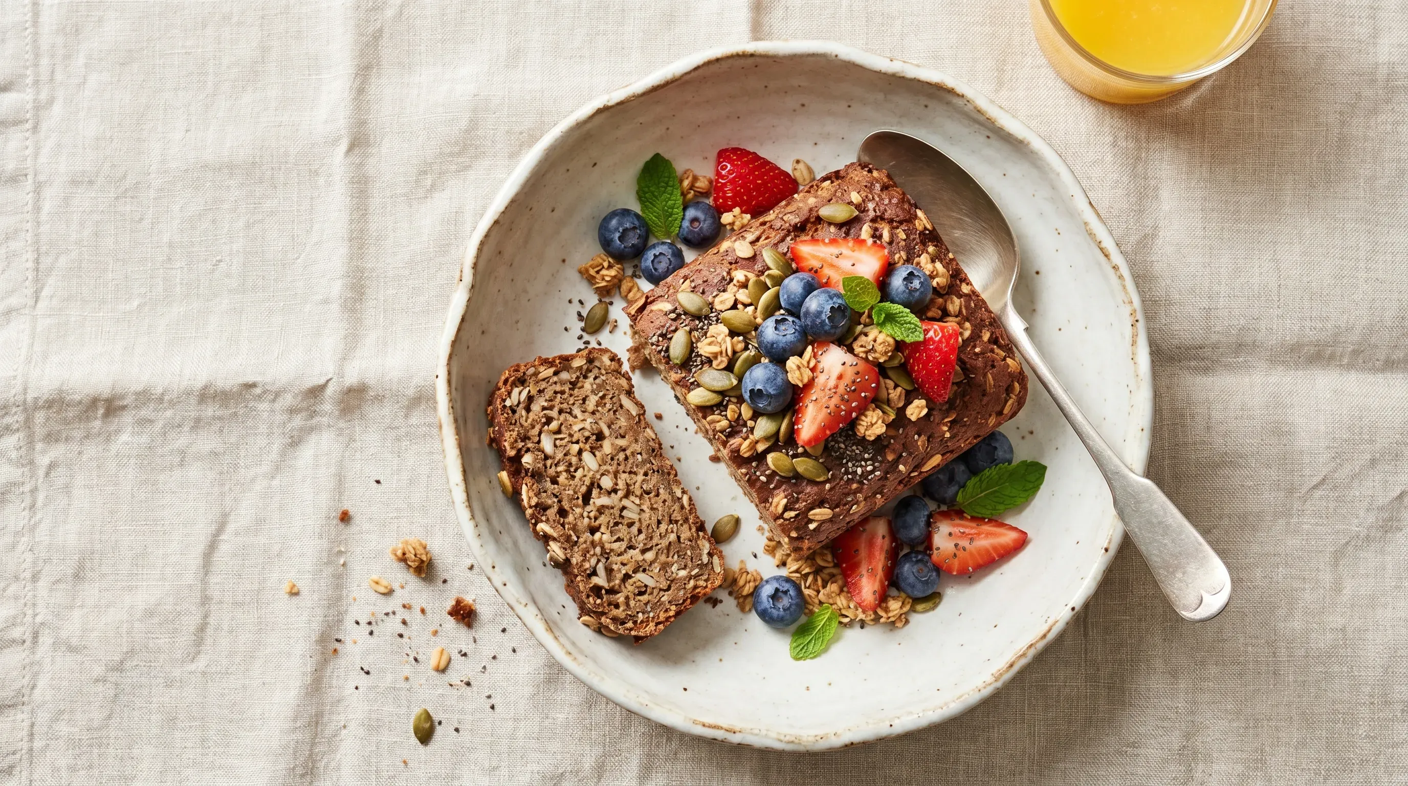Schnelles Dinkel-Müsli-Brot