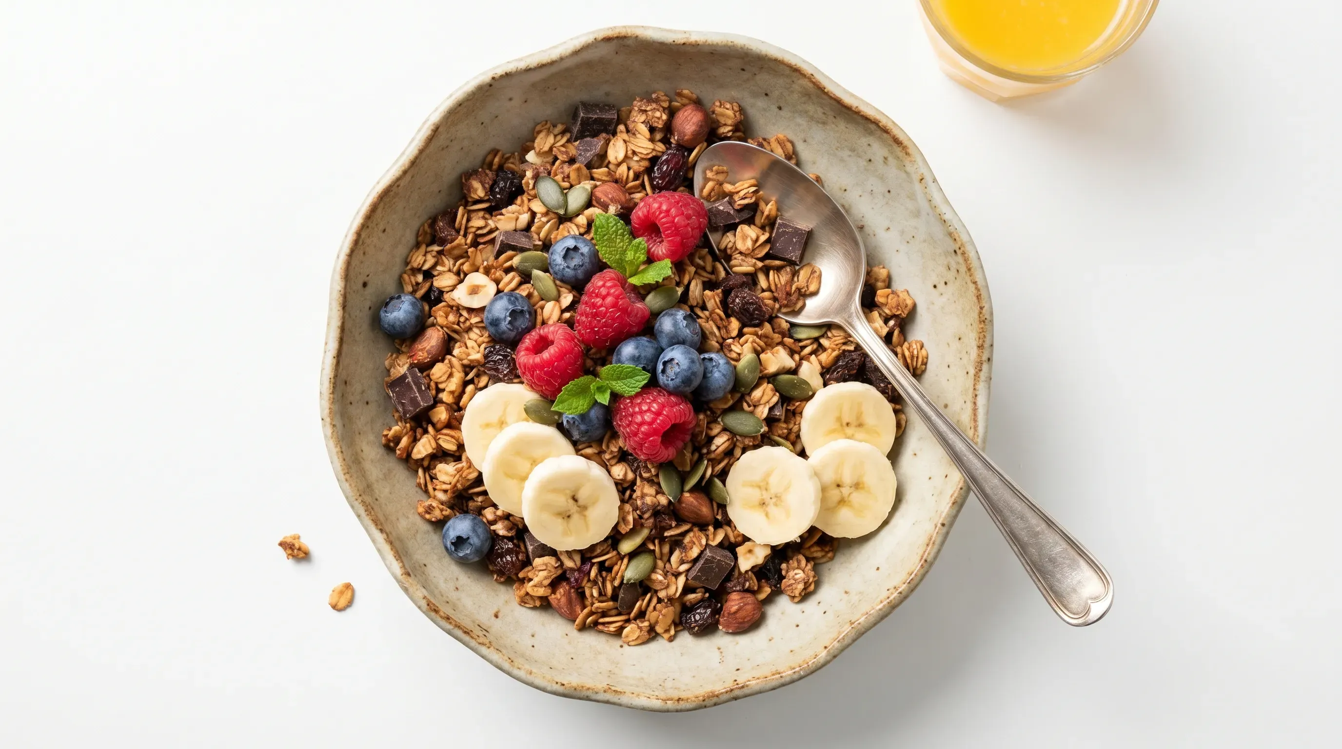 Schokoladen Pfannen Granola