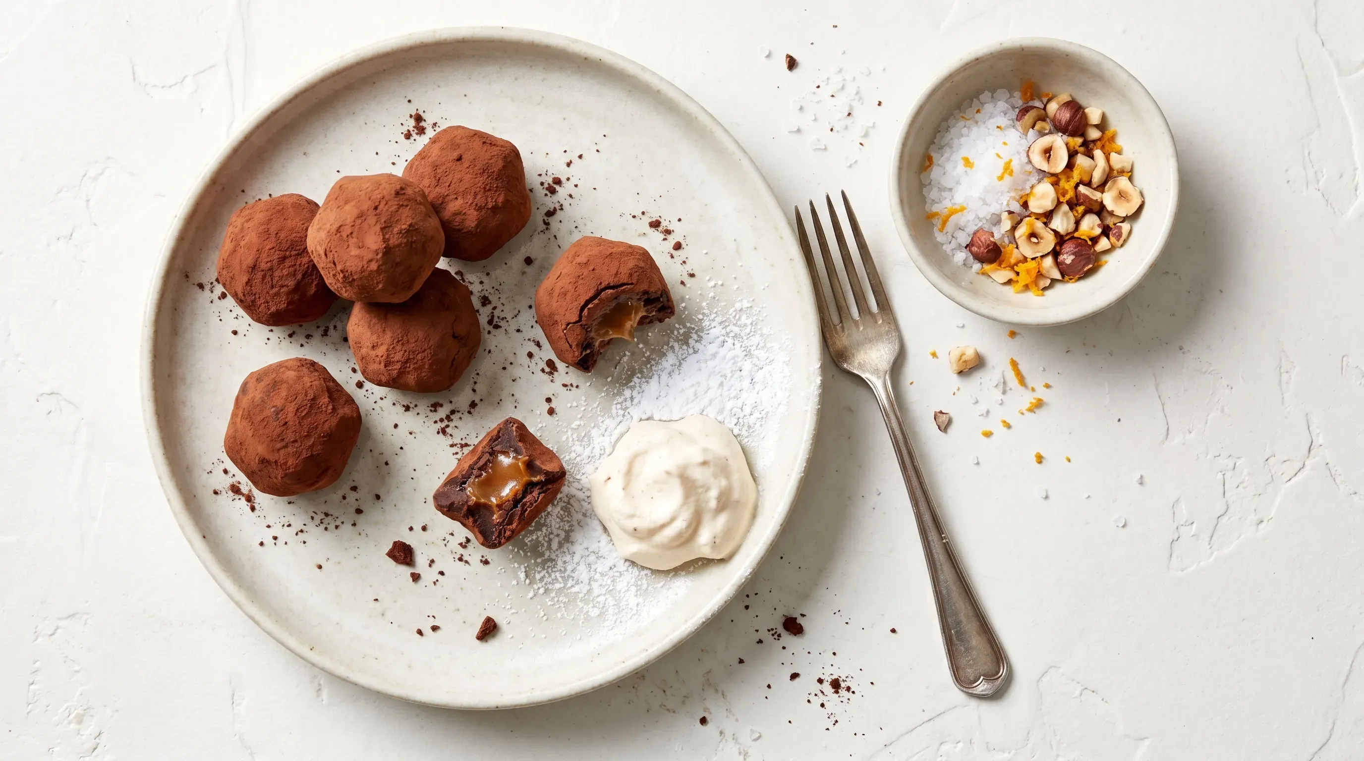 Schokoladen Truffes Salted-Caramell