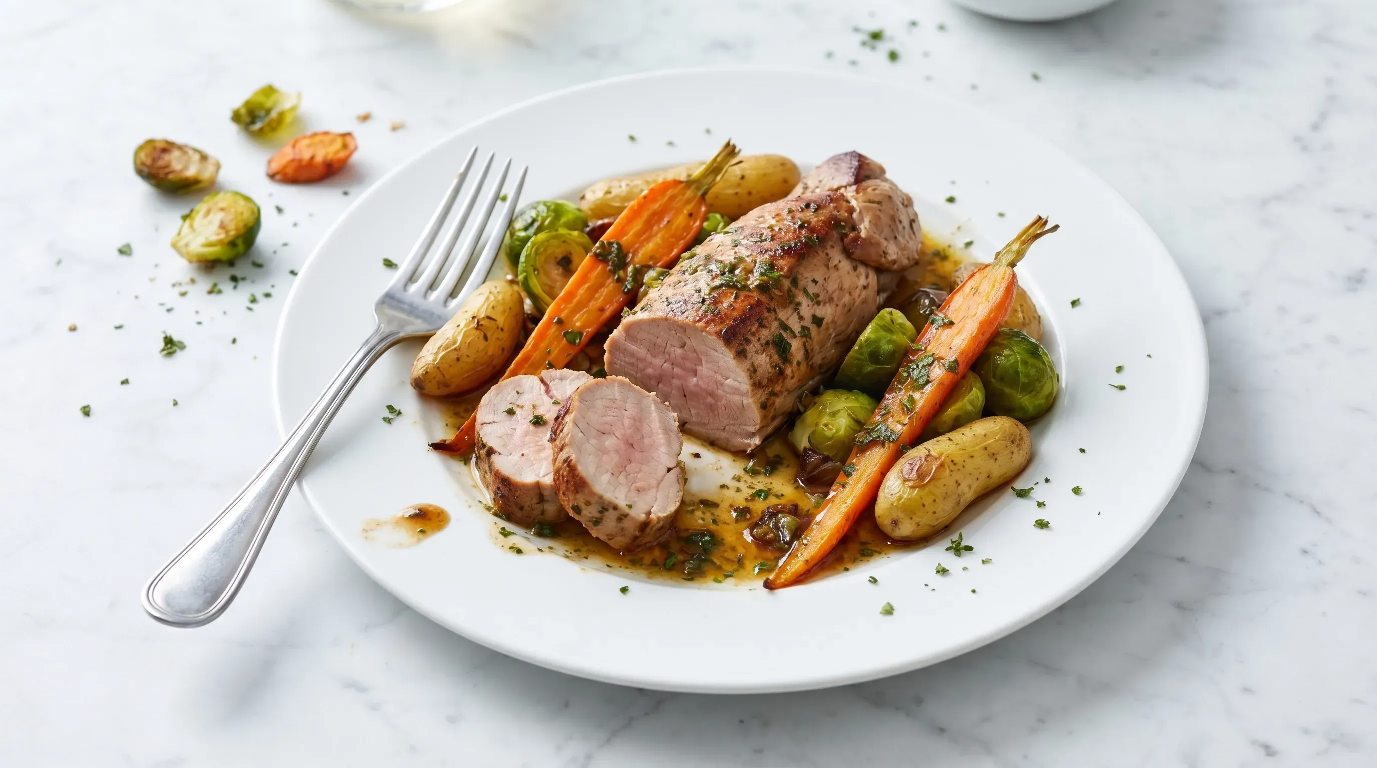 Schweinefilet mit Gemüse