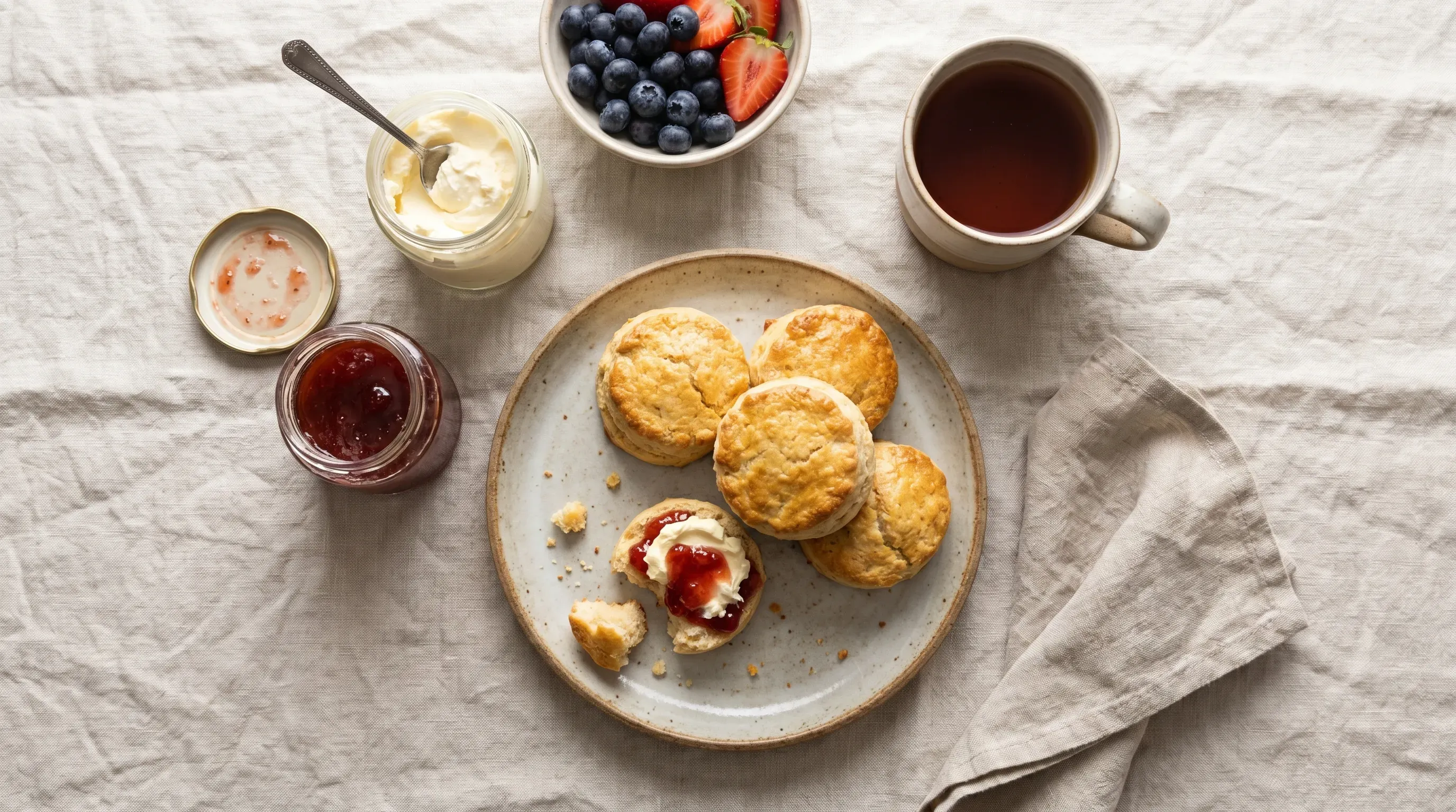 Scones mit Clotted Cream
