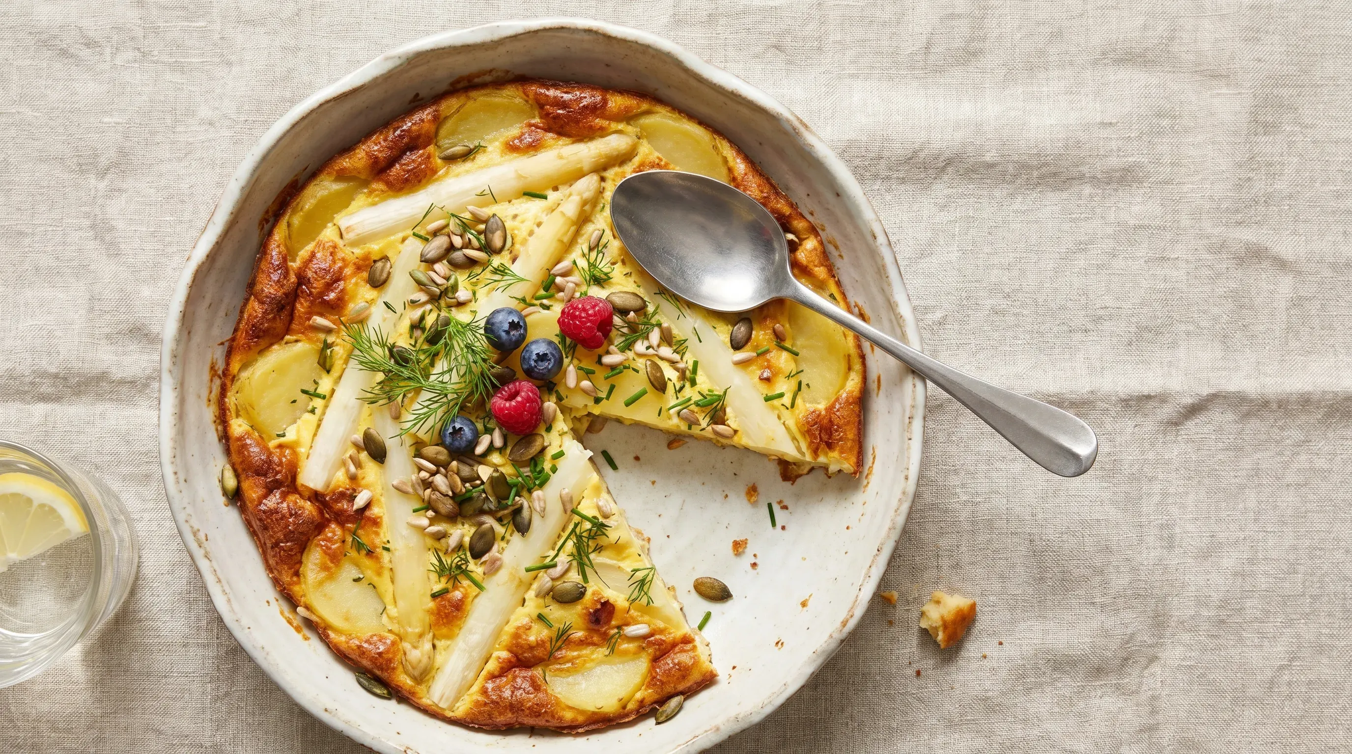 Spargel-Kartoffel-Frittata