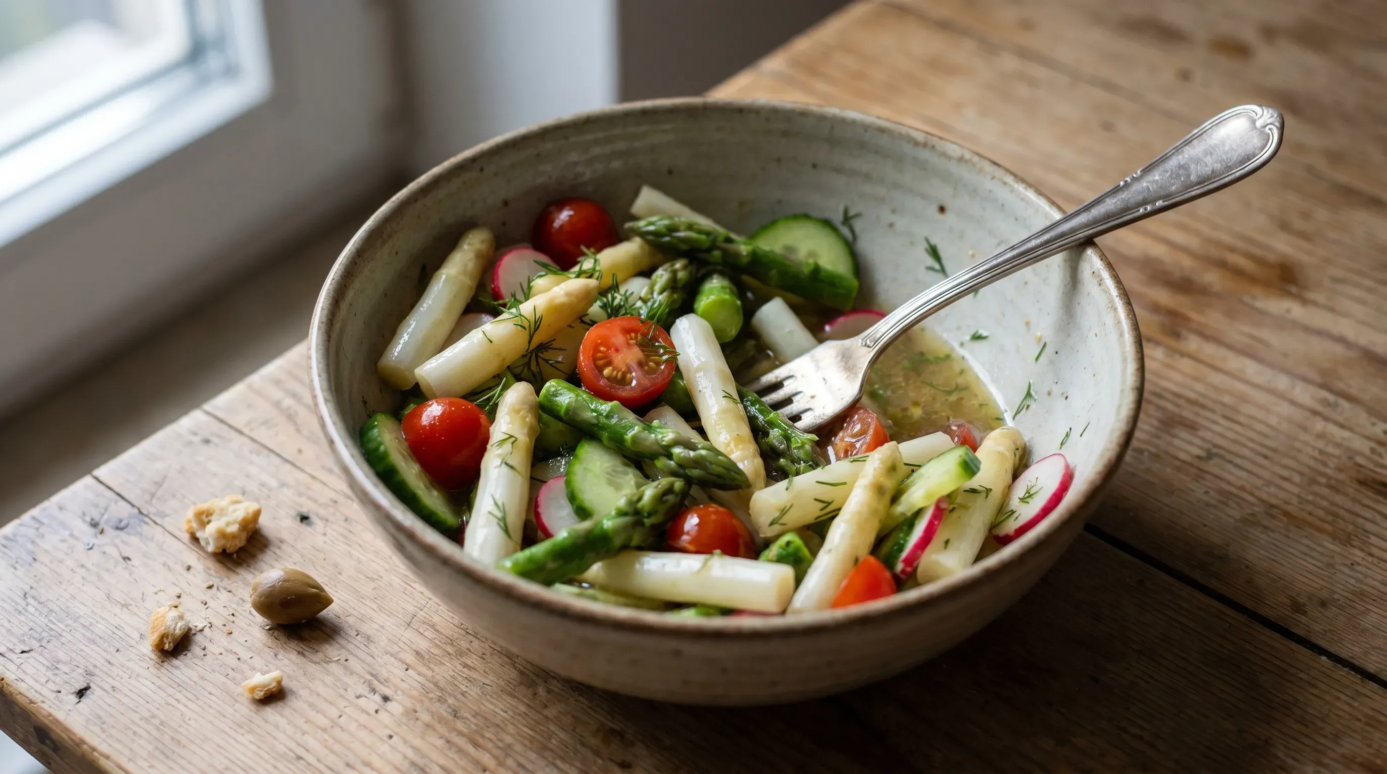 Spargelsalat – glutenfrei & vegetarisch & laktosefrei