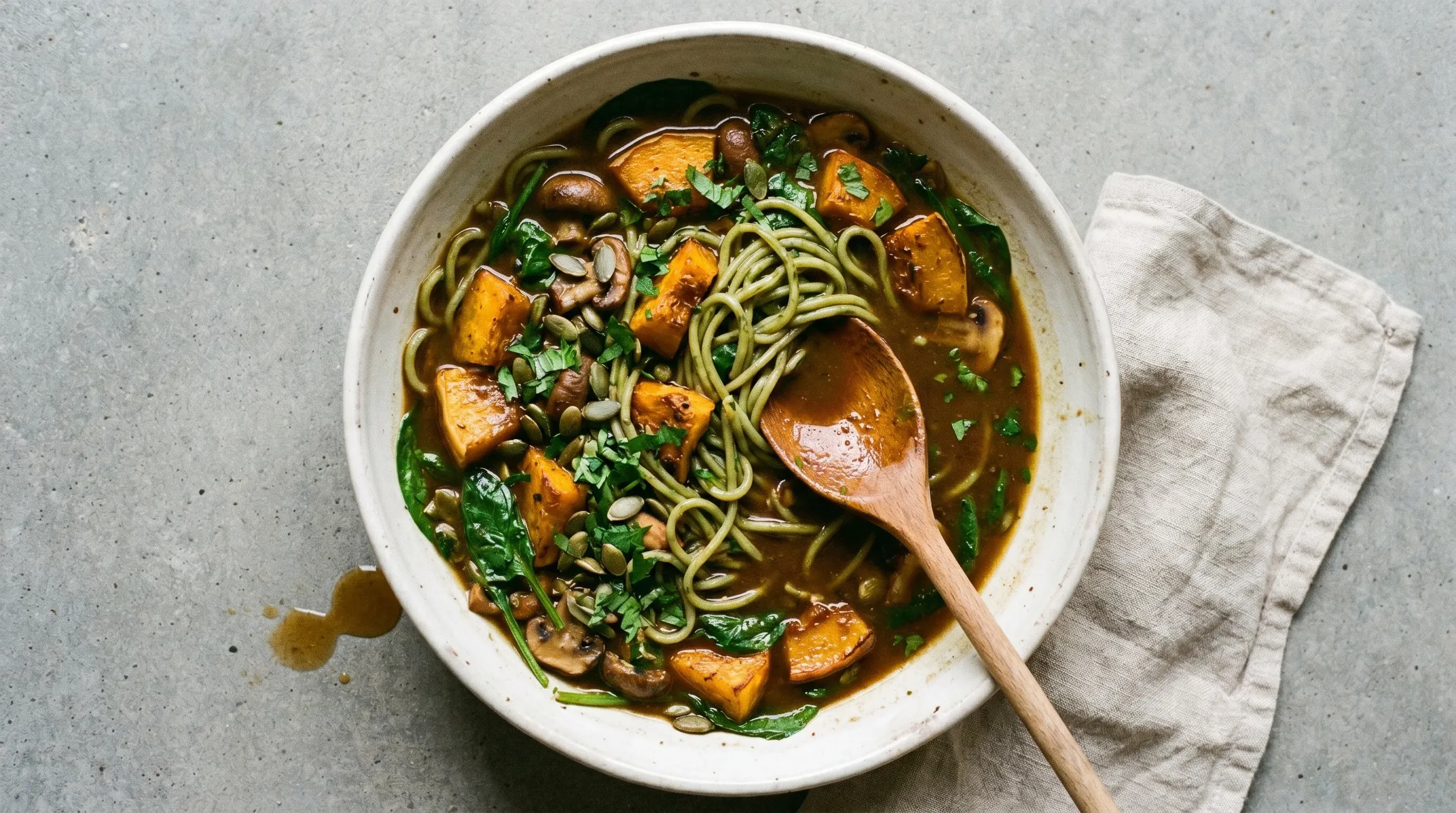Spinatudel – glutenfrei & vegan & histaminarm