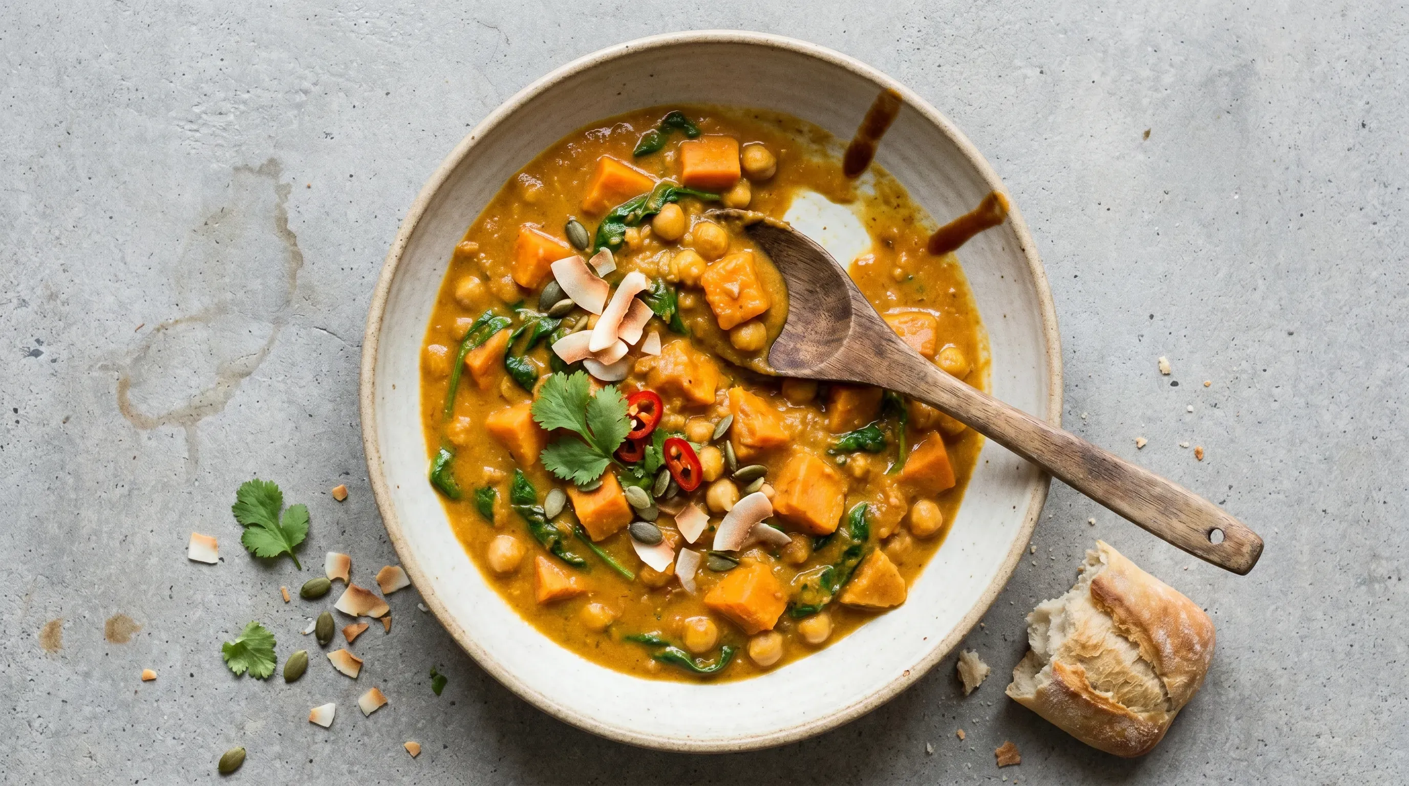 Süßkartoffel-Kokos-Curry