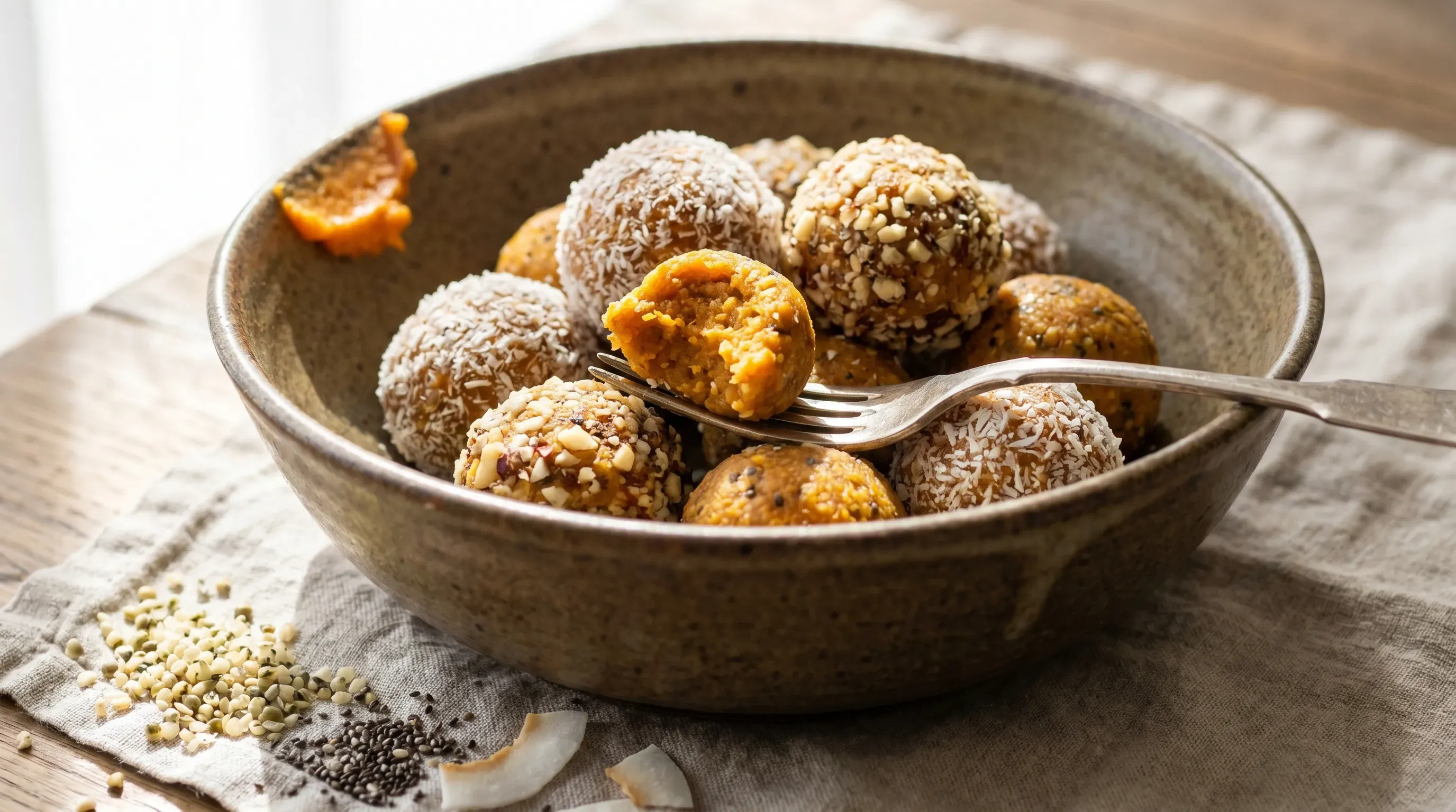Sweet Potato Bliss Balls – histaminarm & glutenfrei & vegan