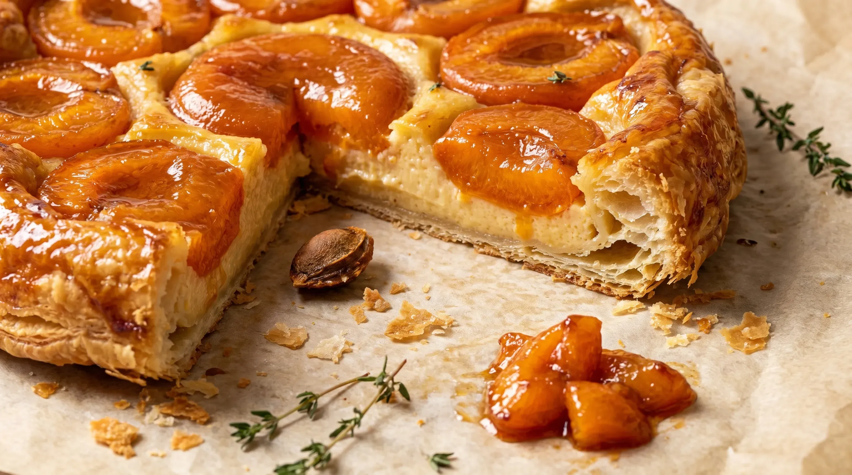 Tarte Tatin mit Aprikosen
