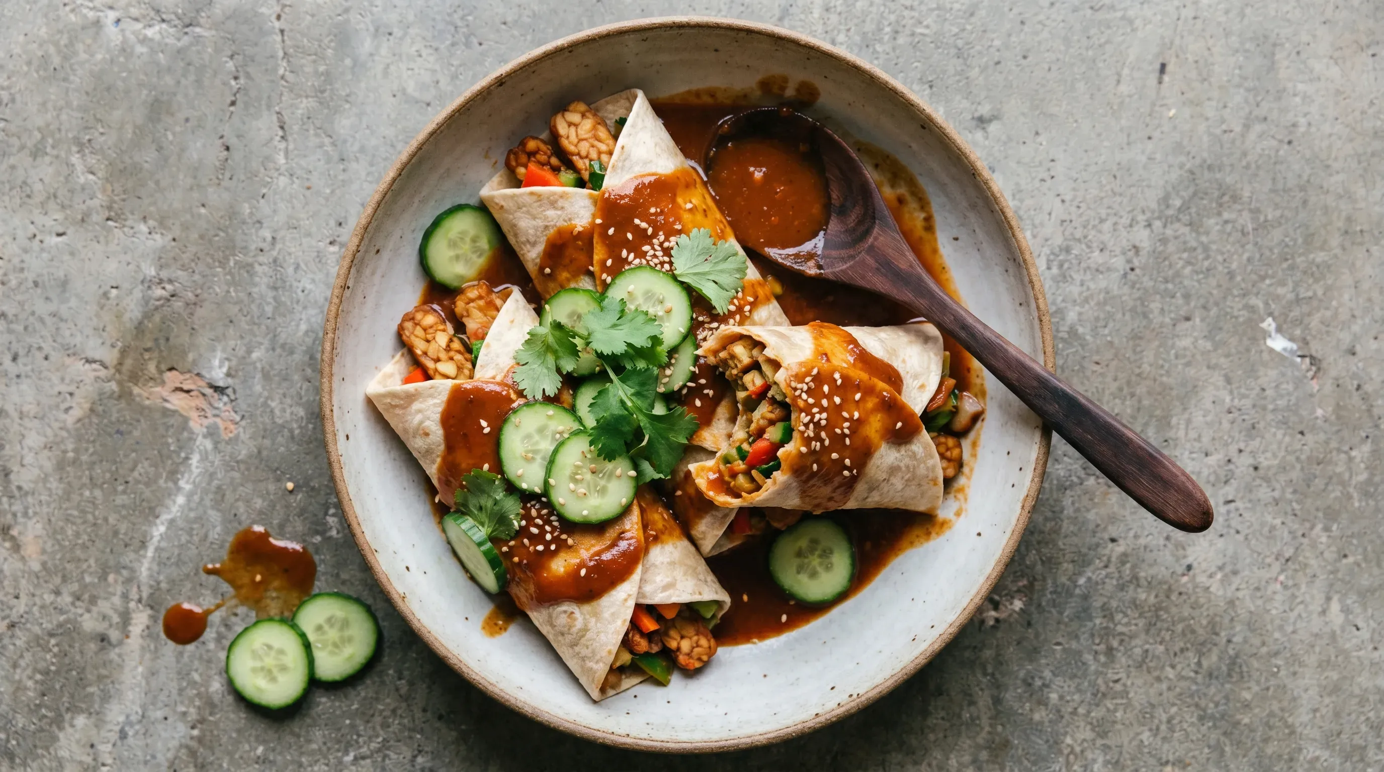 Tempeh-Wraps – glutenfrei & vegan & laktosefrei
