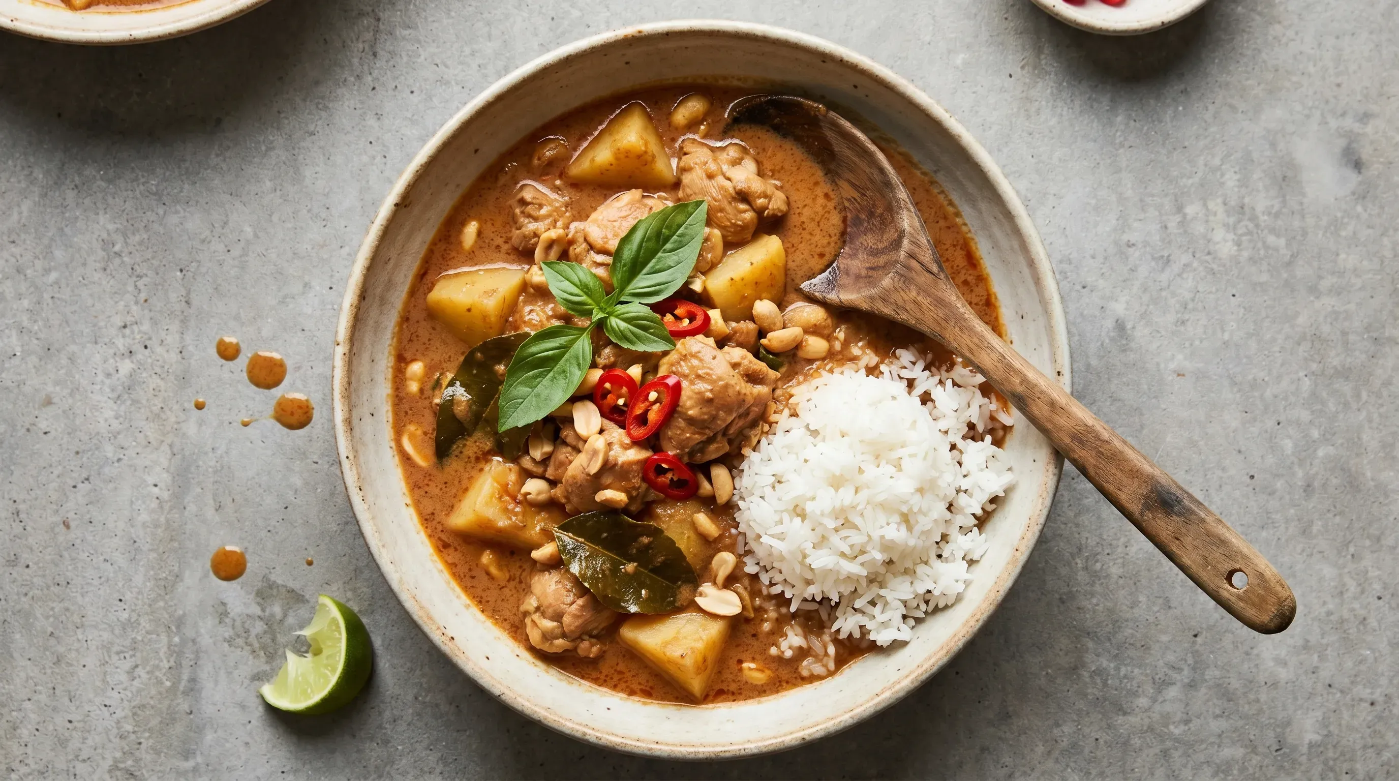 Thai-Curry mit Reis