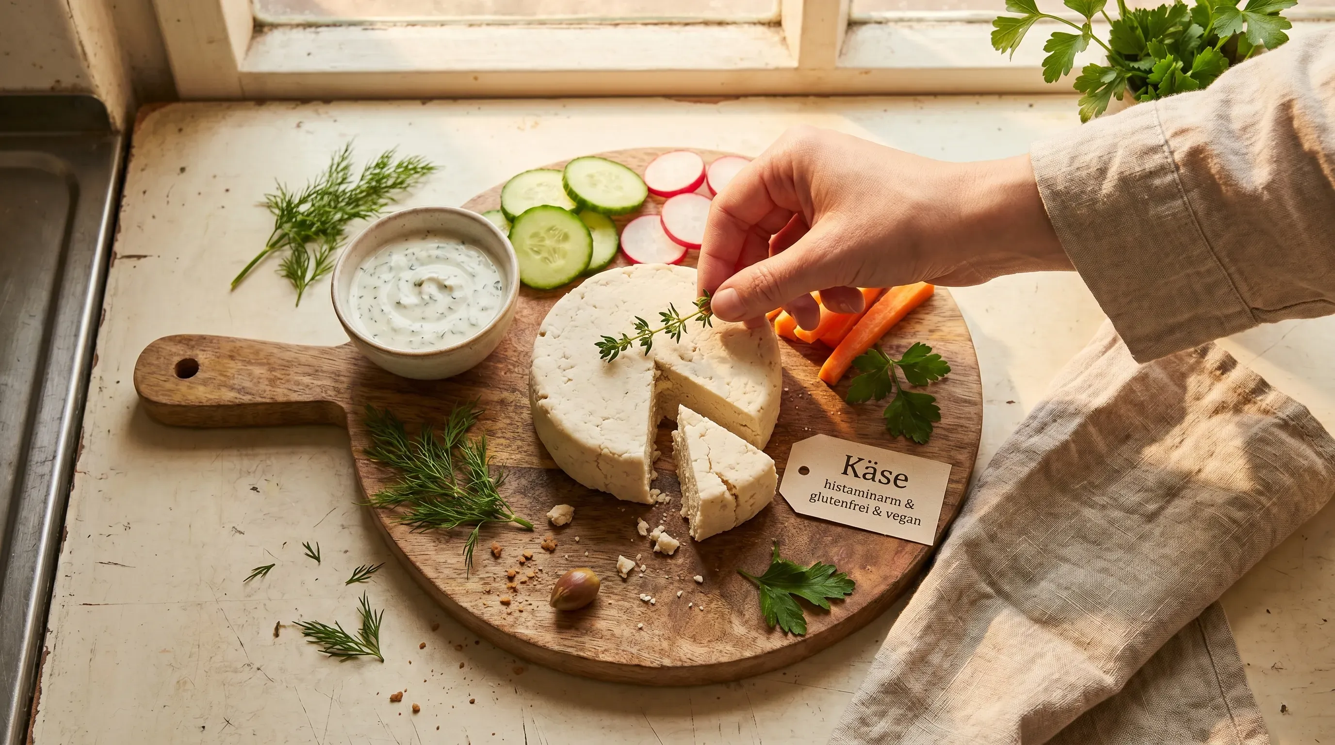 Käse – histaminarm & glutenfrei & vegan
