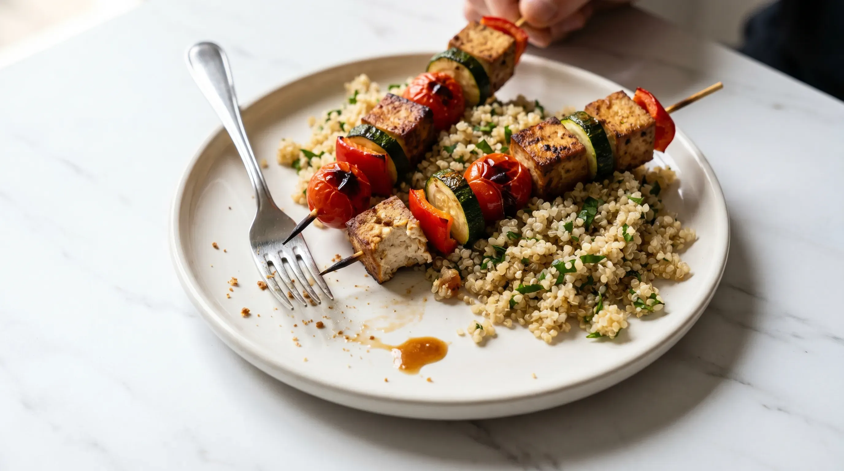 Tofu-Spieße