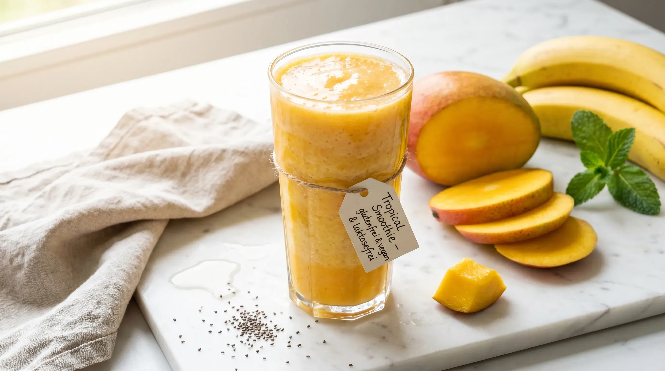 Tropical Smoothie – glutenfrei & vegan & laktosefrei