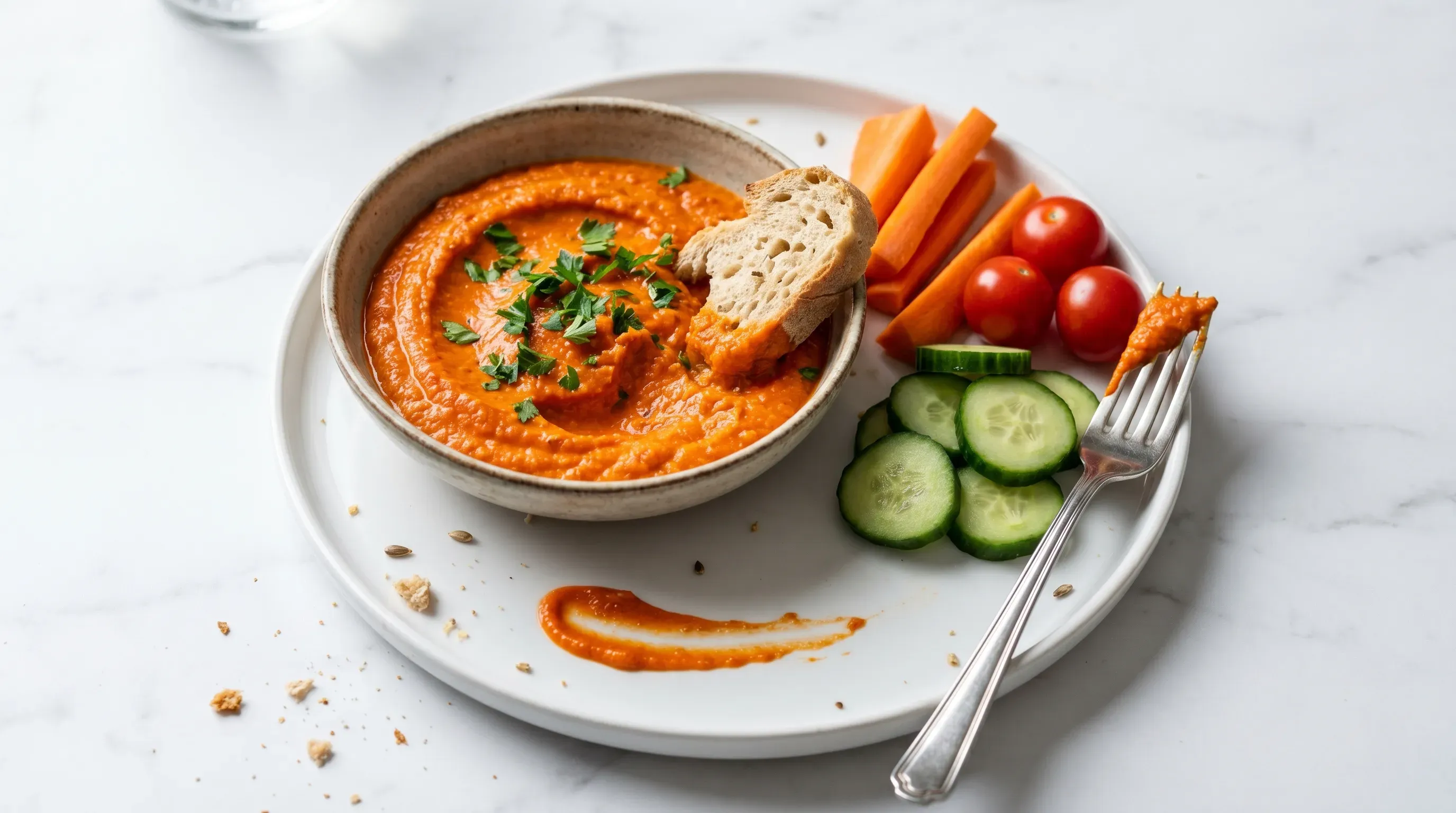 Veganer histaminarmer Paprika-Dip