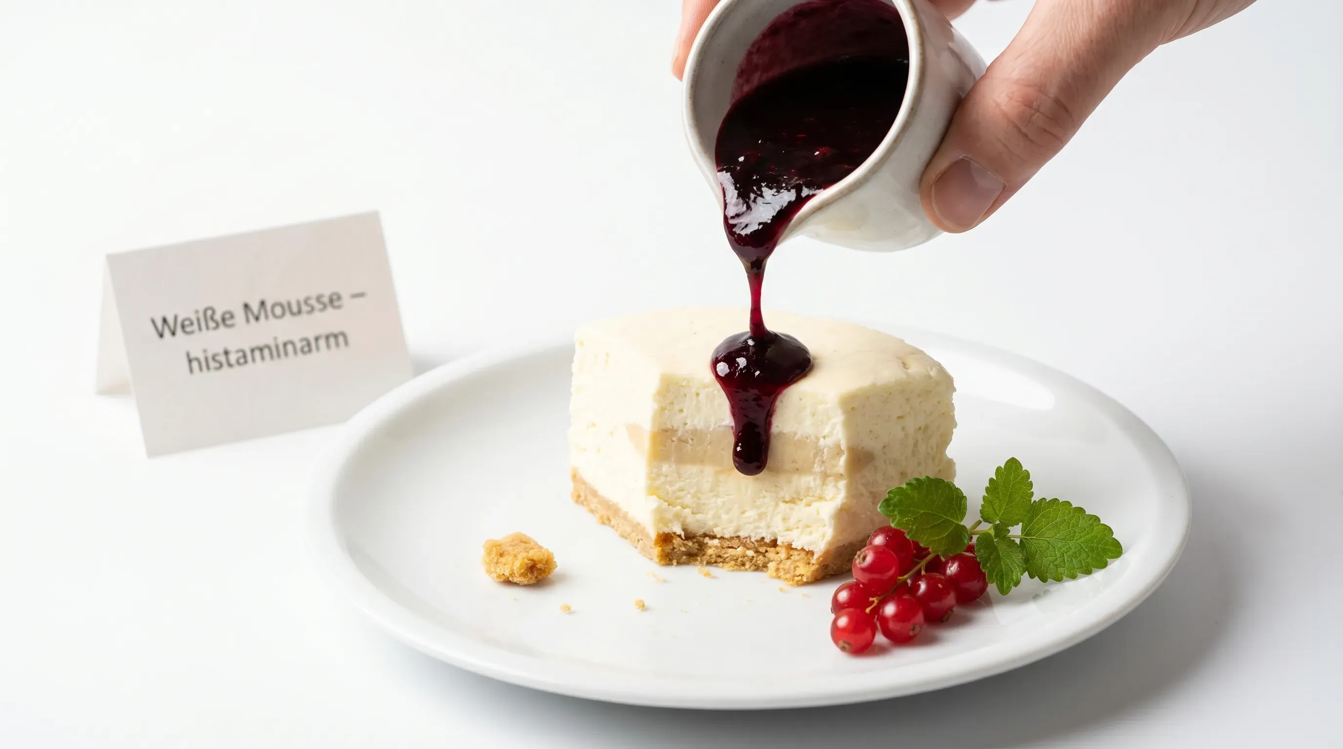 Weiße Mousse – histaminarm