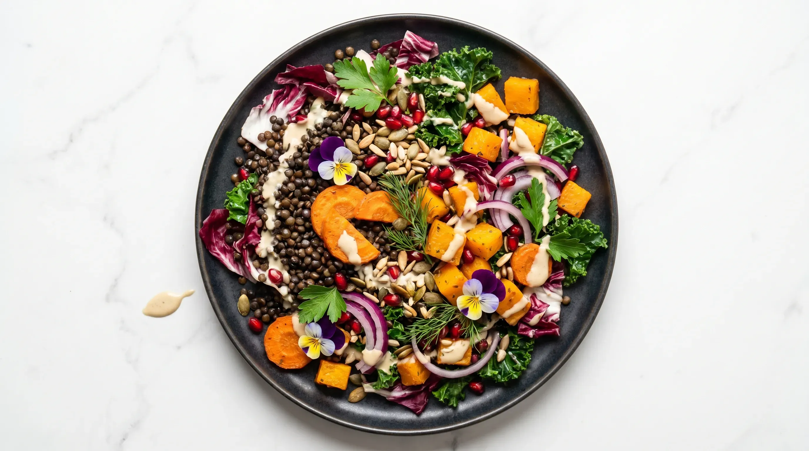 Winter-Linsen-Salat