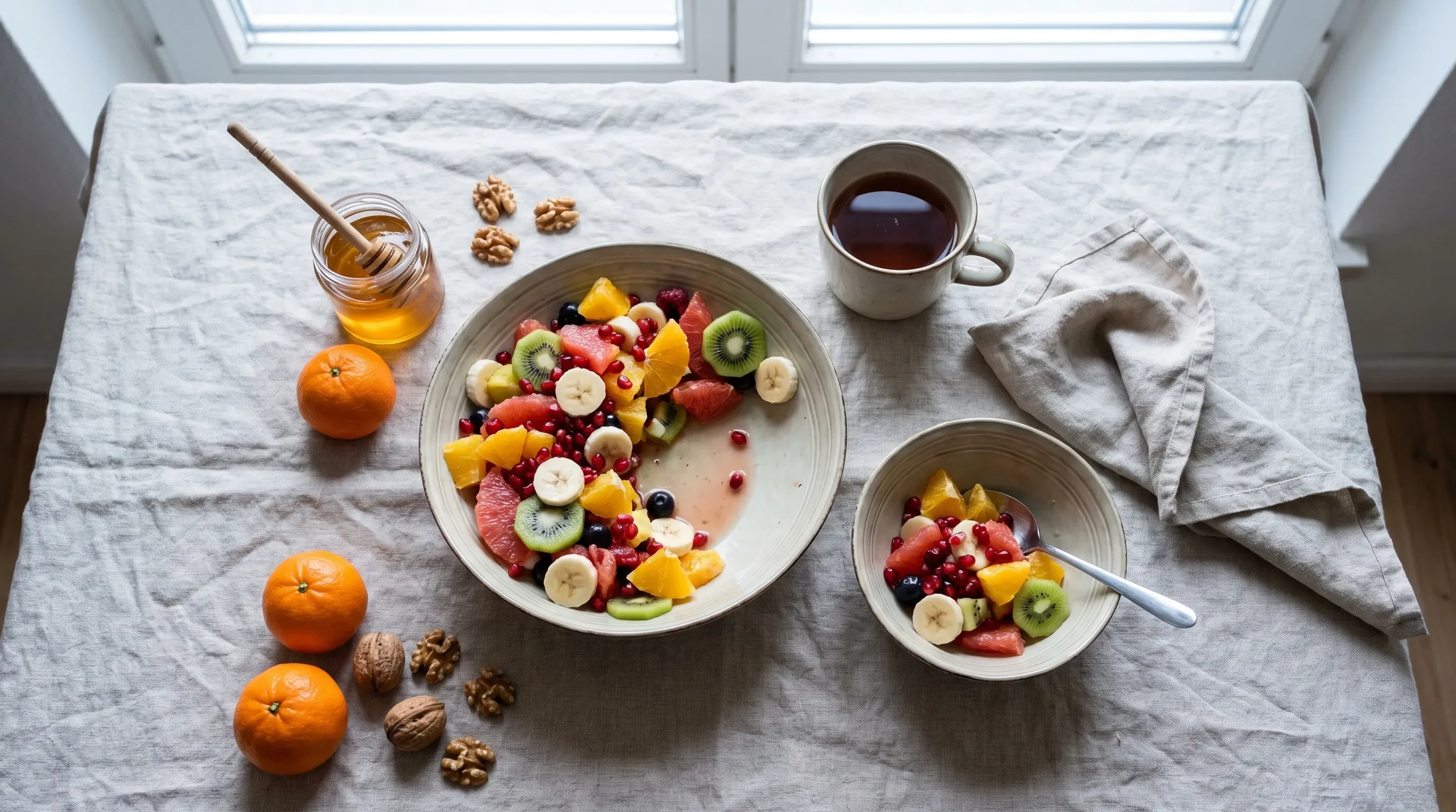 Winterlicher Fruchtsalat
