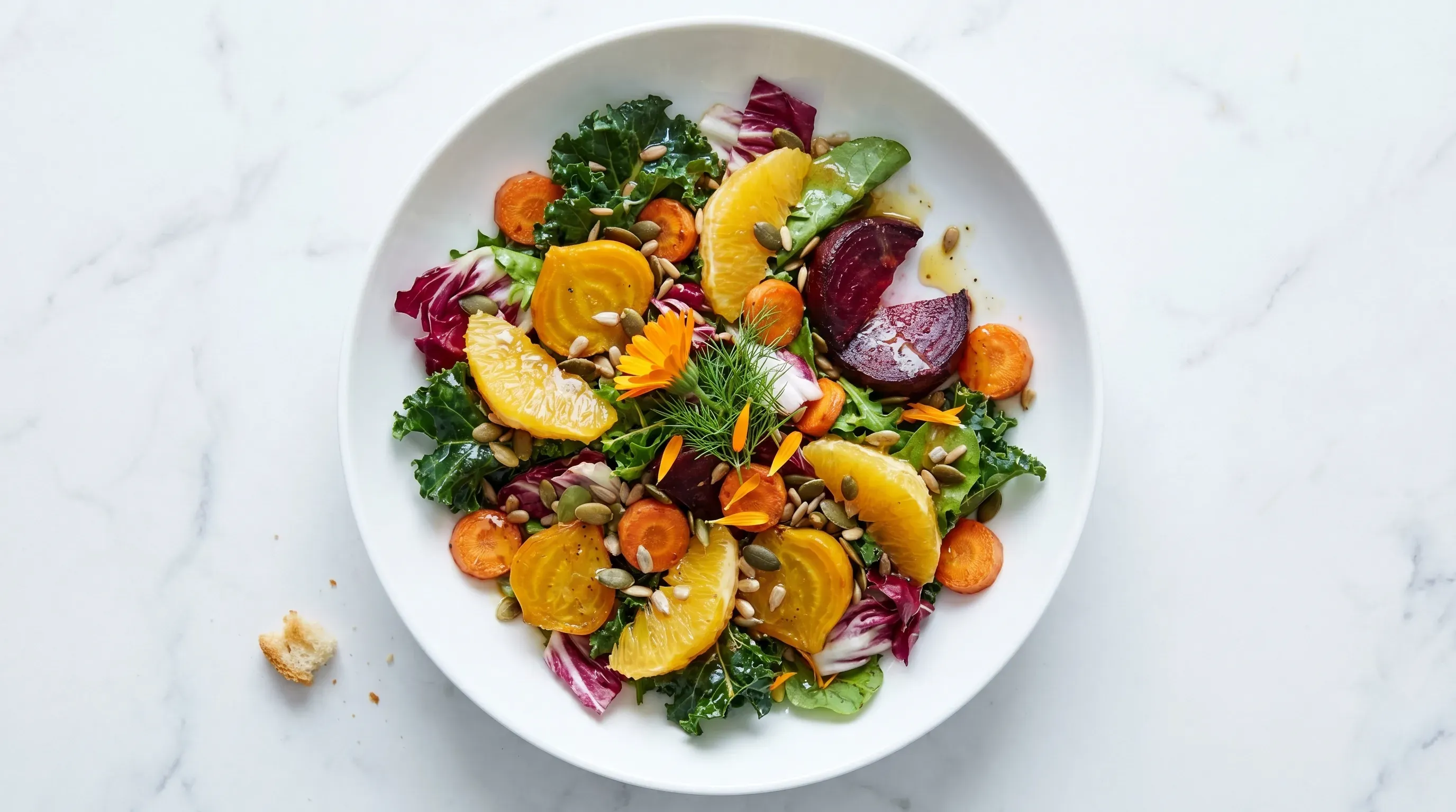 Wintersalat mit Orangen