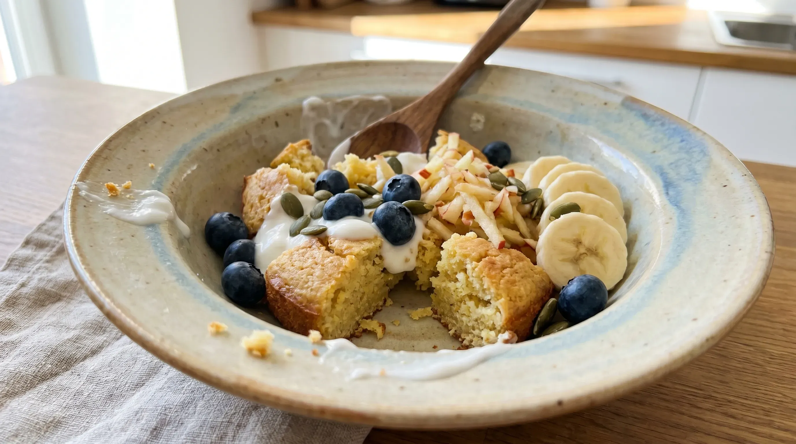Zitronenkuchen-Bowl – histaminarm & glutenfrei