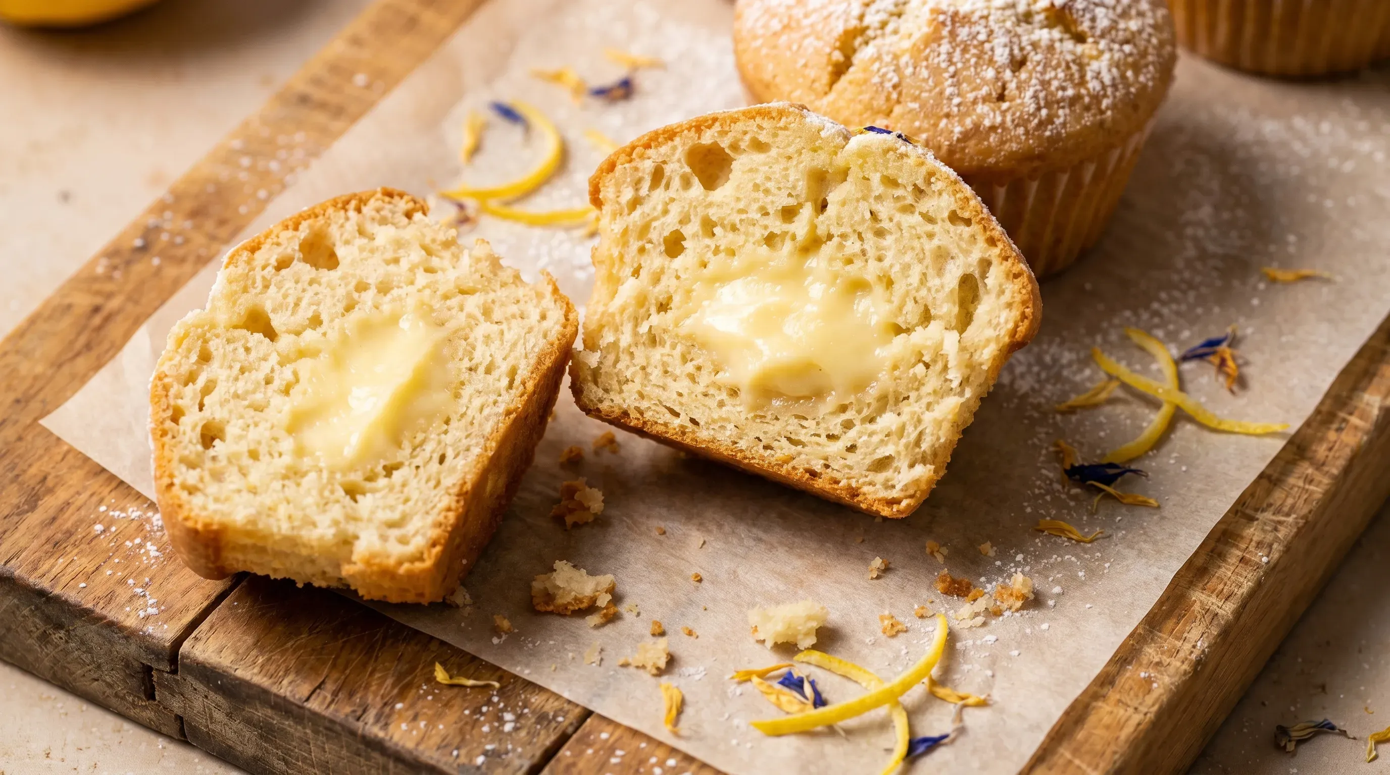 Zitronenmuffins – histaminarm & glutenfrei