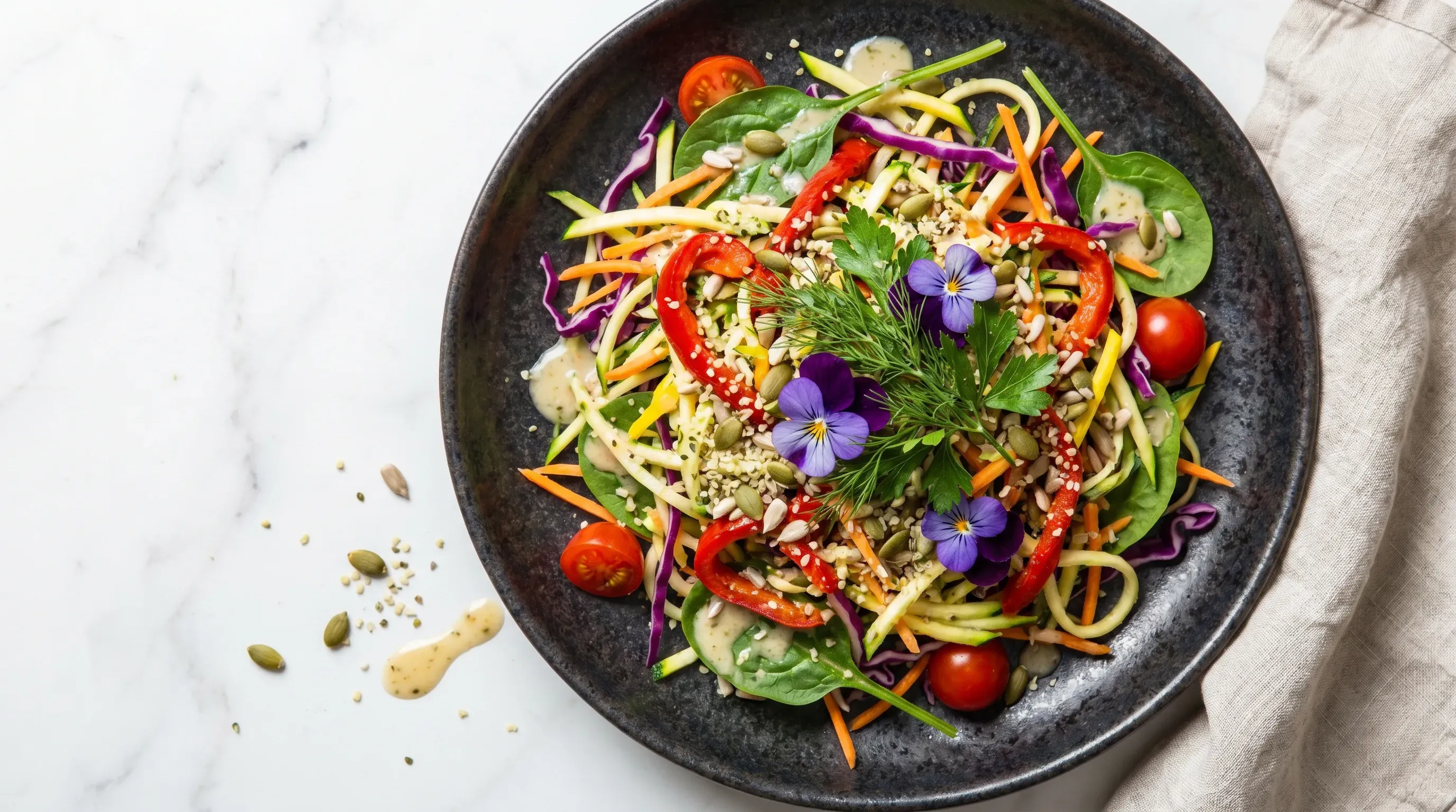 Zucchini Coleslaw – glutenfrei & vegetarisch & histaminarm