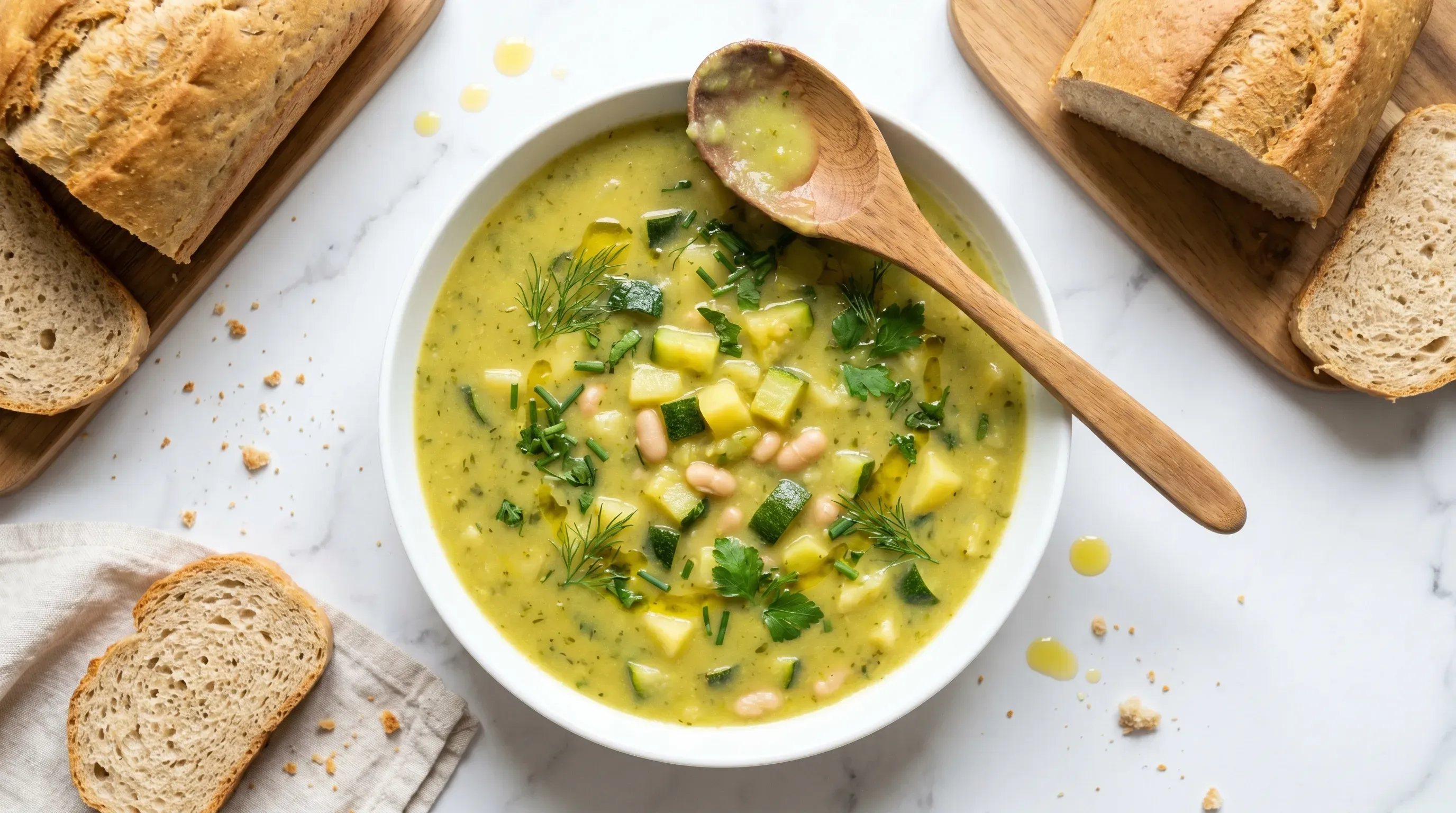 Zucchini-Cremesuppe – histaminarm & glutenfrei & vegetarisch