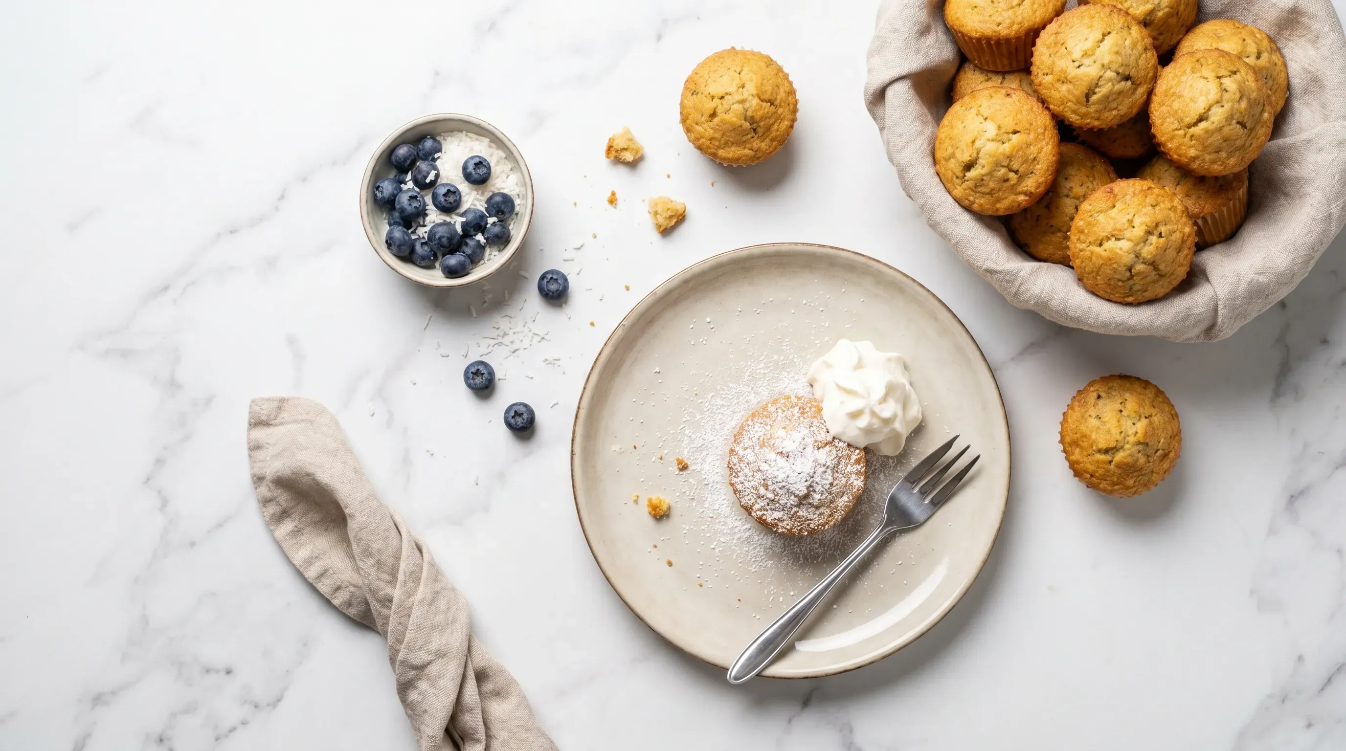 Zucchini-Kokos-Muffins