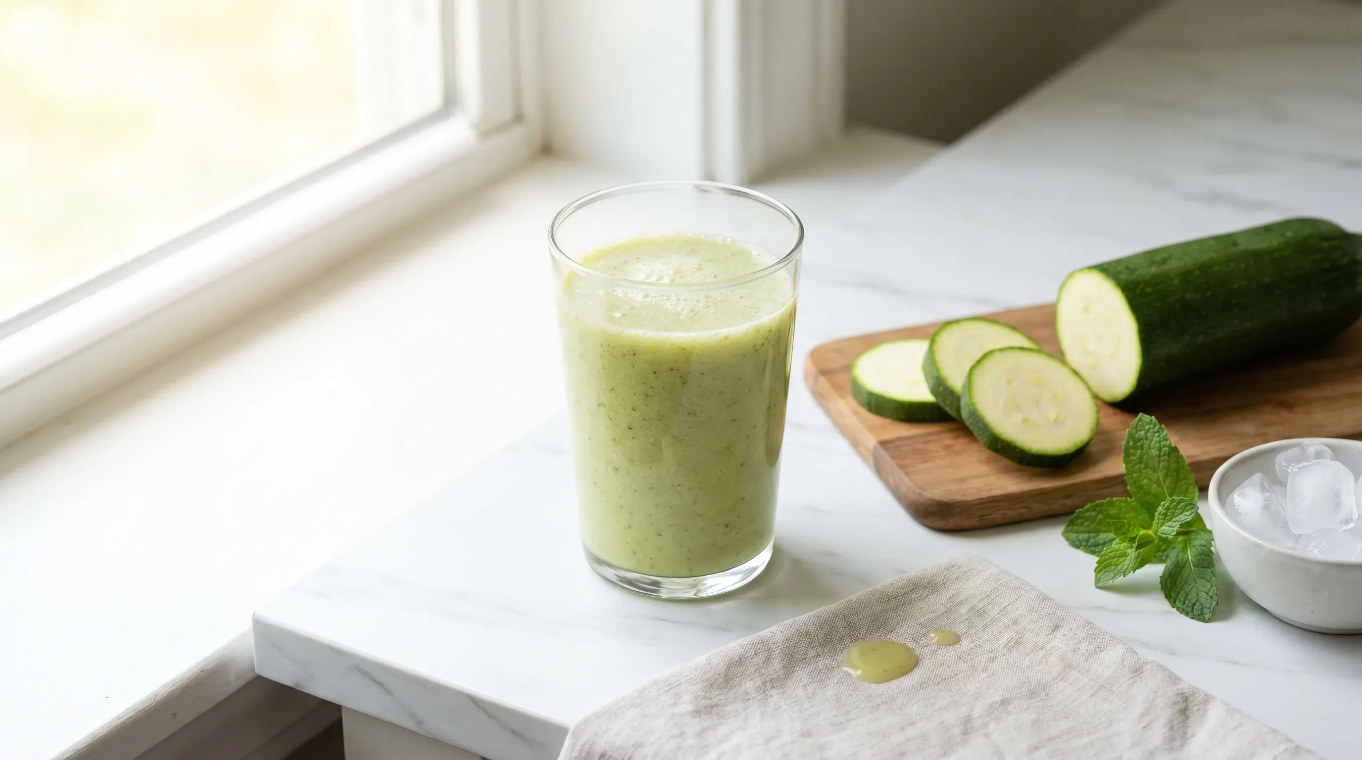 Zucchini-Smoothie – histaminarm & glutenfrei & vegan