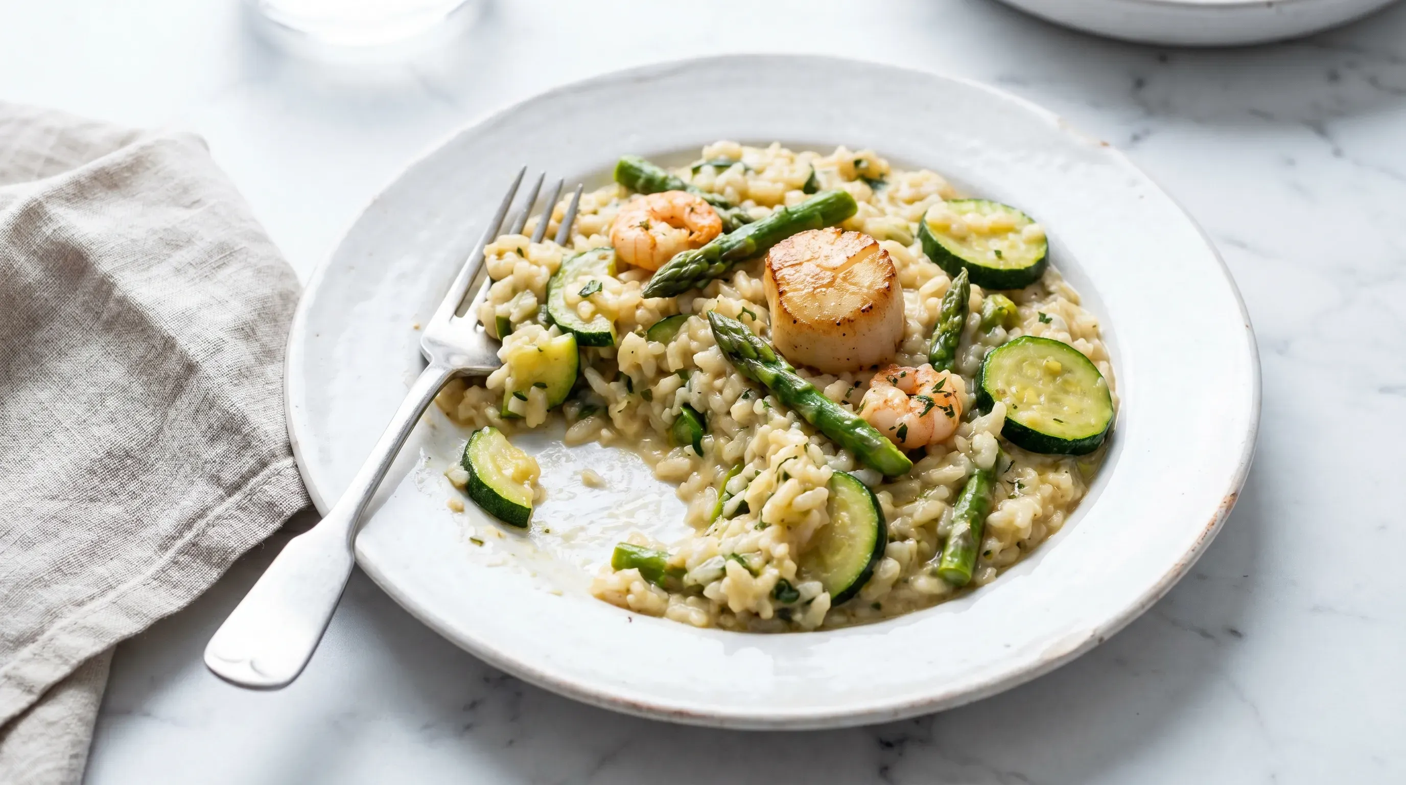 Zucchini-Spargel-Risotto