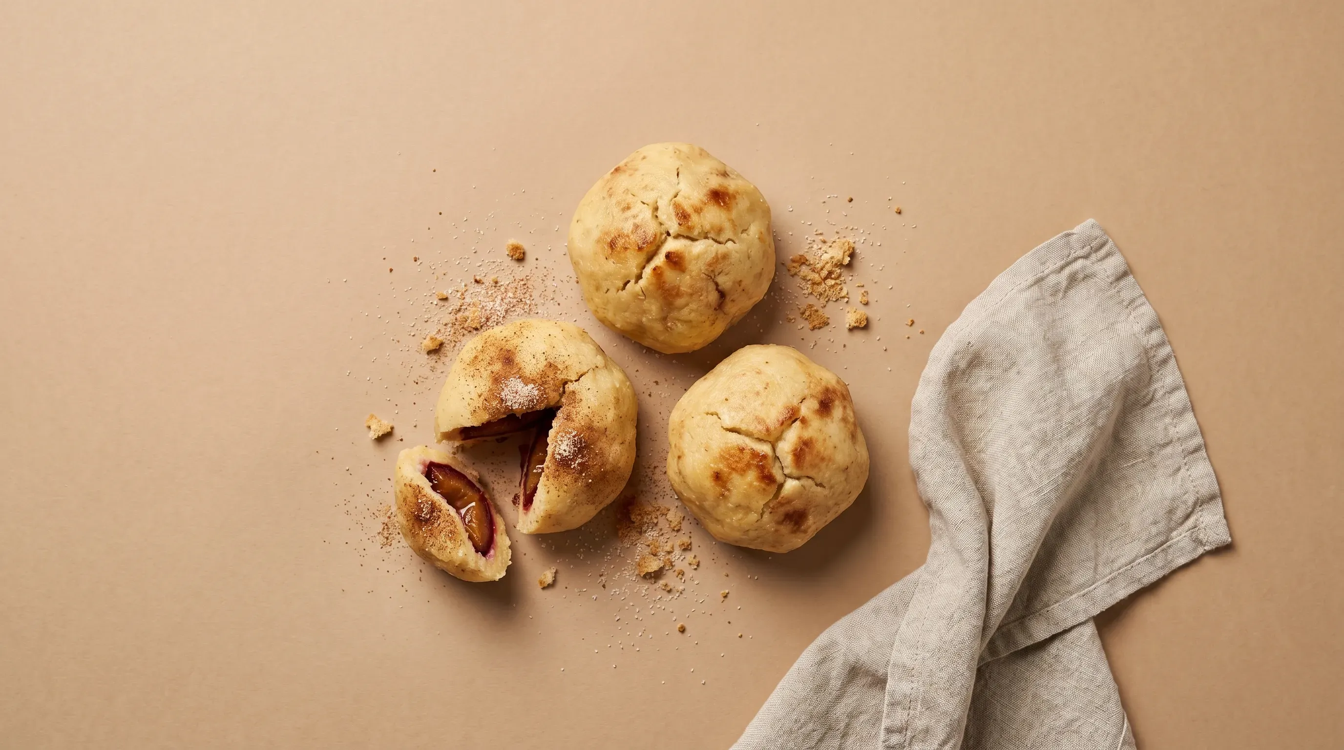 Zwetschgenknödel – histaminarm & glutenfrei & vegetarisch